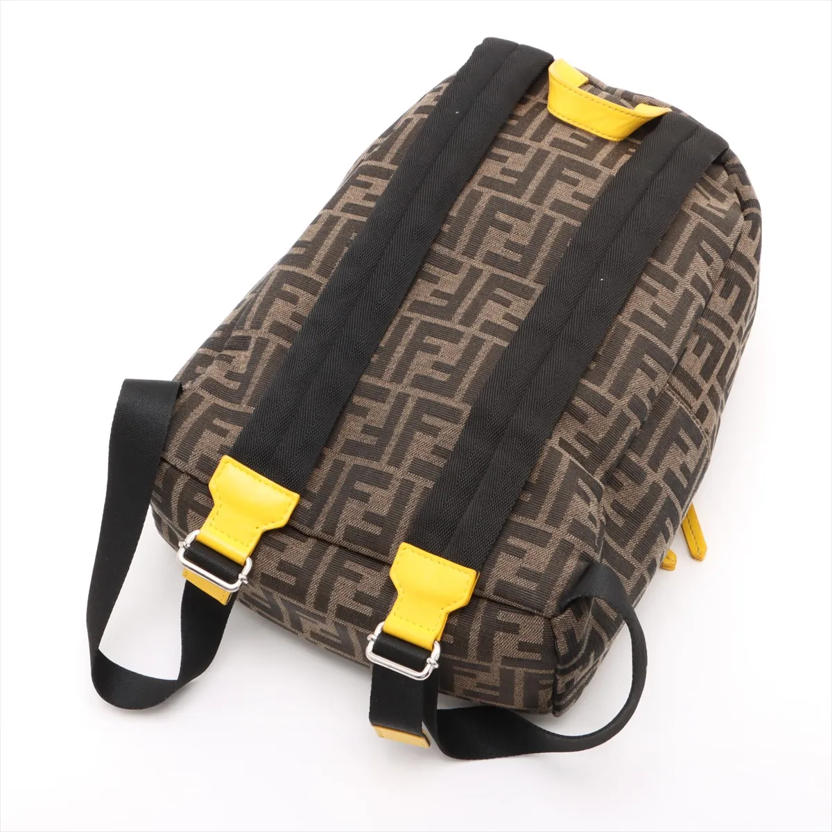 Zucca Monster Canvas x Leather Backpack/Rack Brown 8BZ040 — view 5