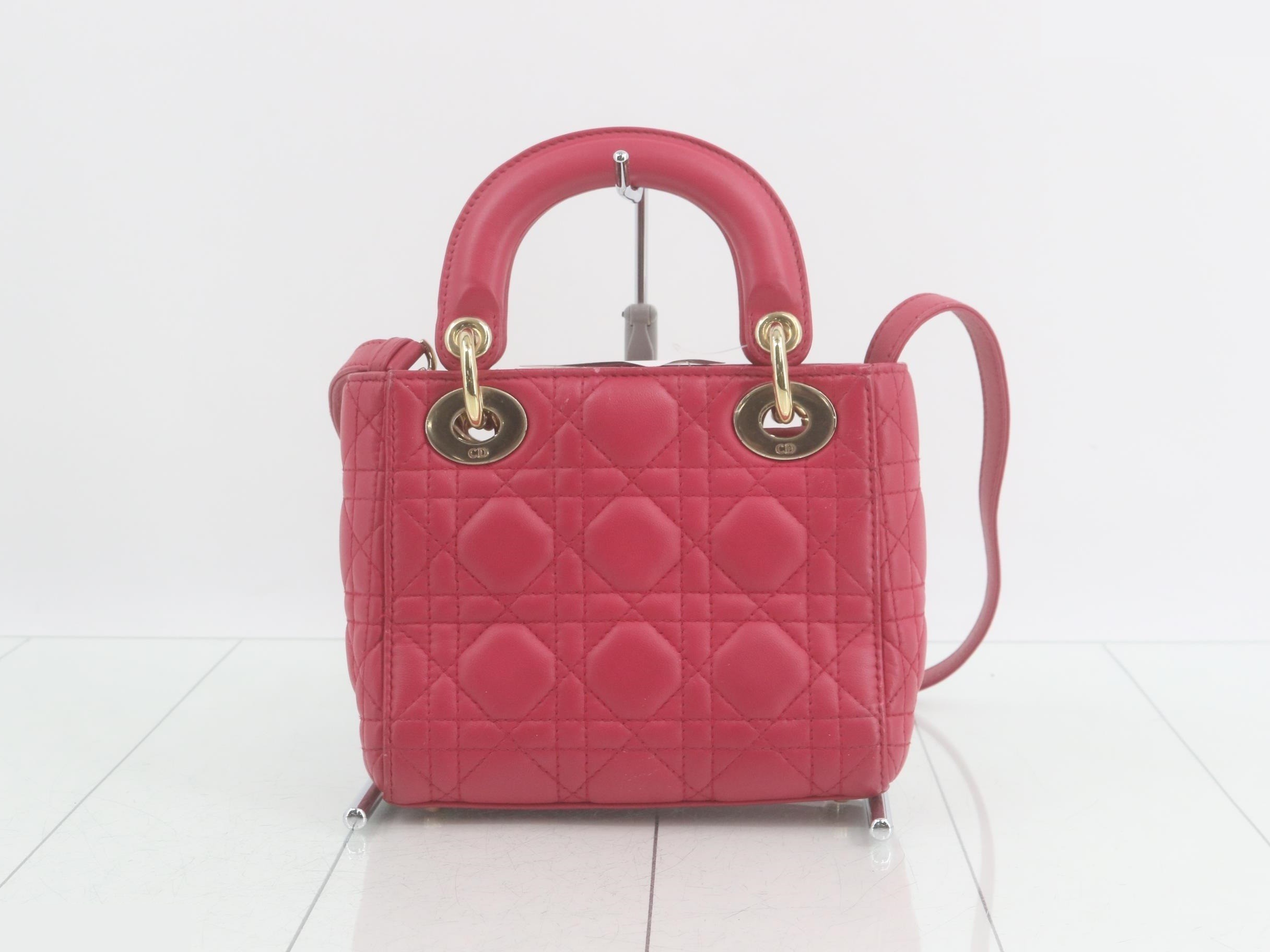 Lady Dior Cannage Handbag/Shoulder Bag (2-Way) — view 2