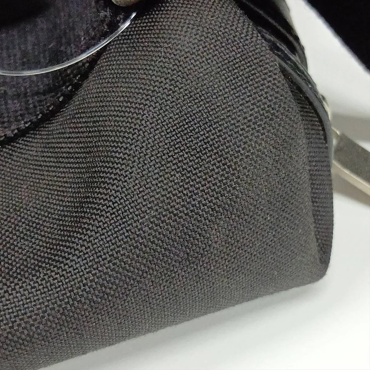 Belt Bag, Canvas x Leather Body Bag, Black, 634717 — view 10