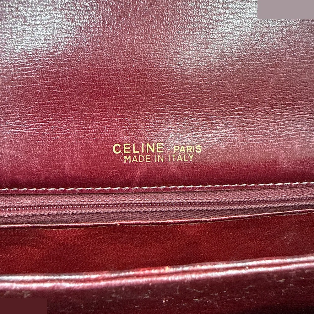bag/shoulder bag, red, Old Celine — view 10