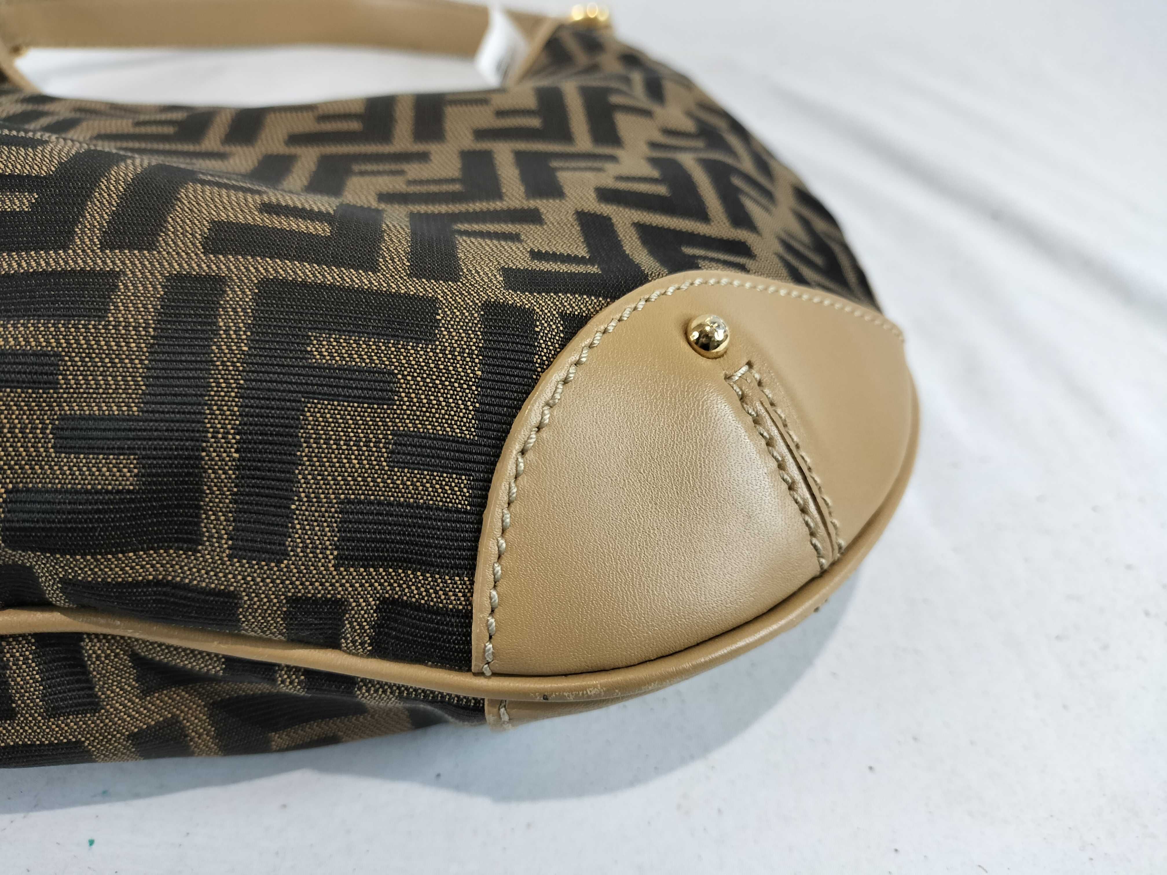 Zucca print one-shoulder bag, Zucca handbag, beige. — view 6