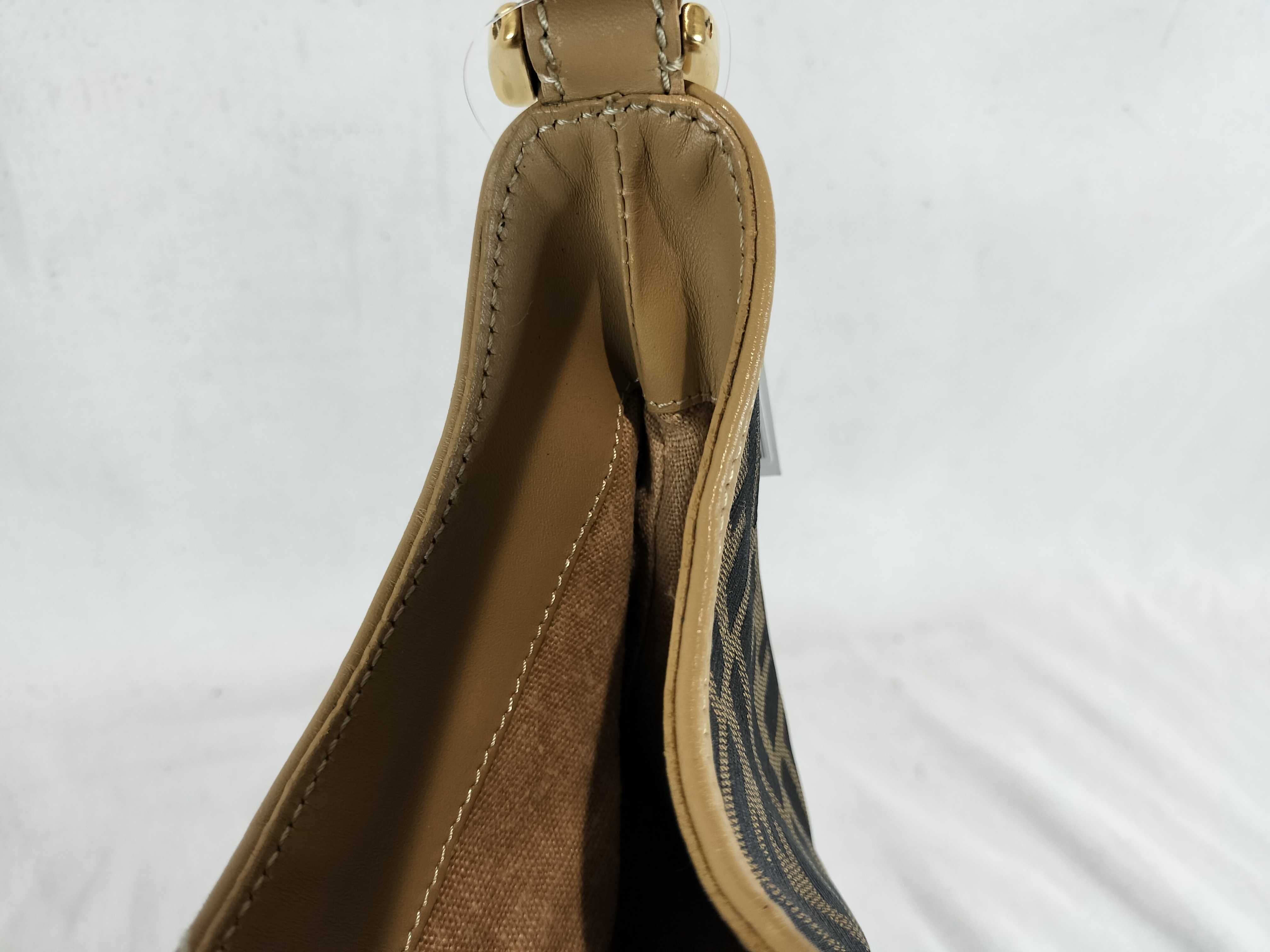 Zucca print one-shoulder bag, Zucca handbag, beige. — view 9