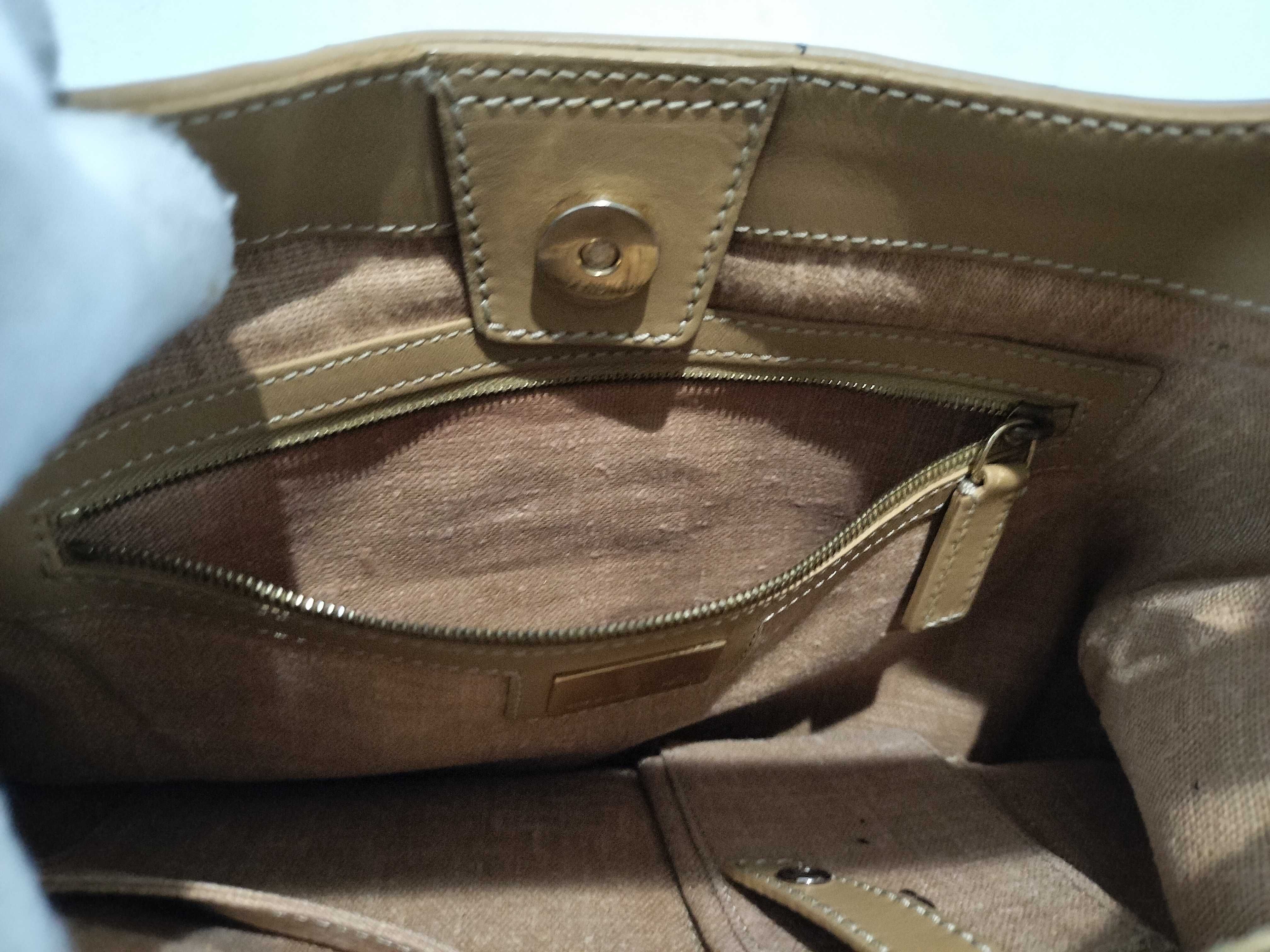 Zucca print one-shoulder bag, Zucca handbag, beige. — view 10