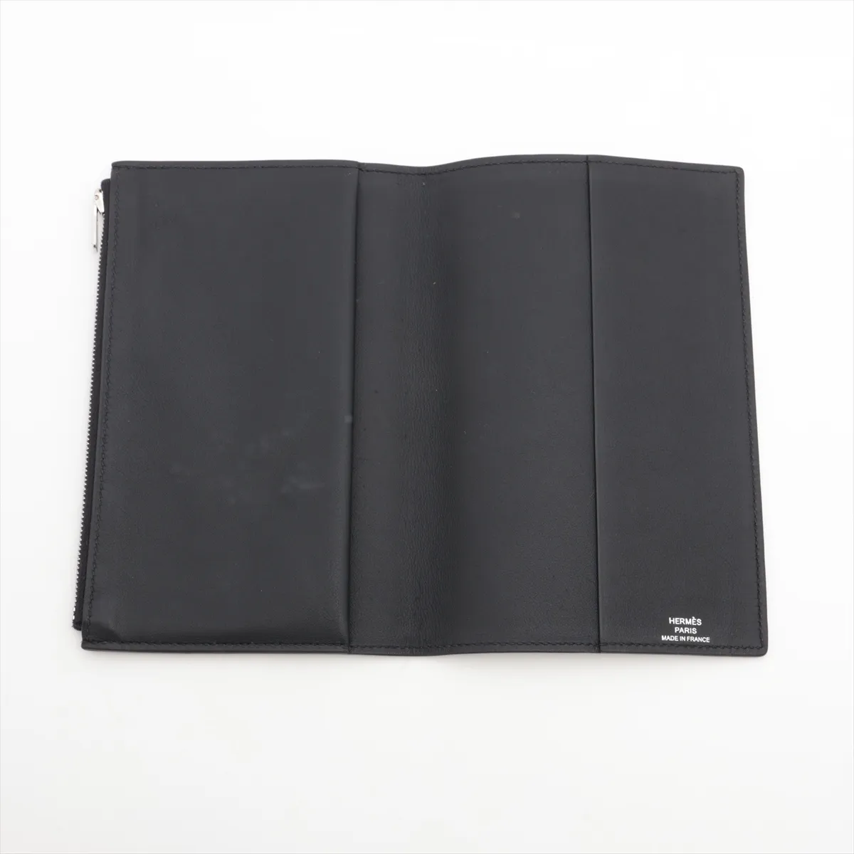 EA Zip Swift Notebook Cover Black Silver Hardware W:2024 — view 3