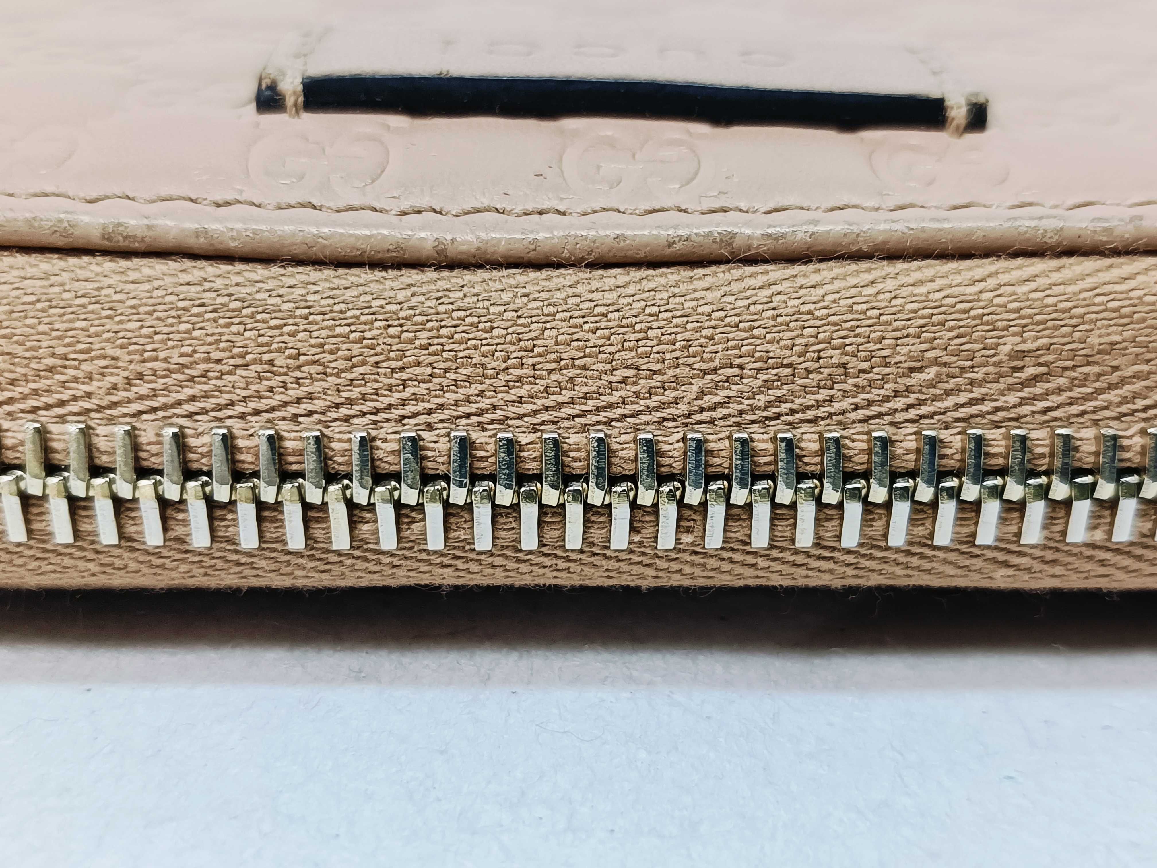 Guccissima Microssima Round Zip Long Wallet — view 8