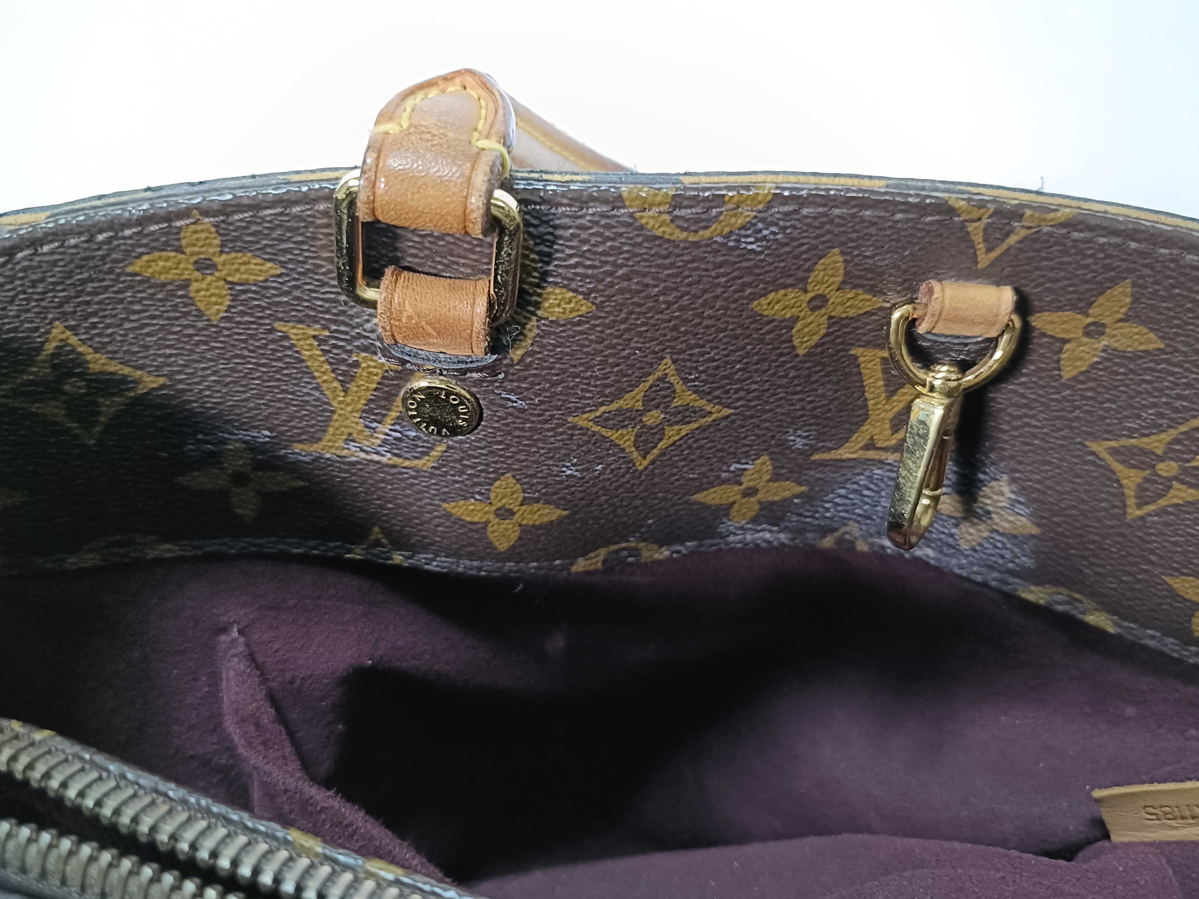 PH - Brown Monogram Canvas Montaigne Tote Bag 35cm Handbag — view 13