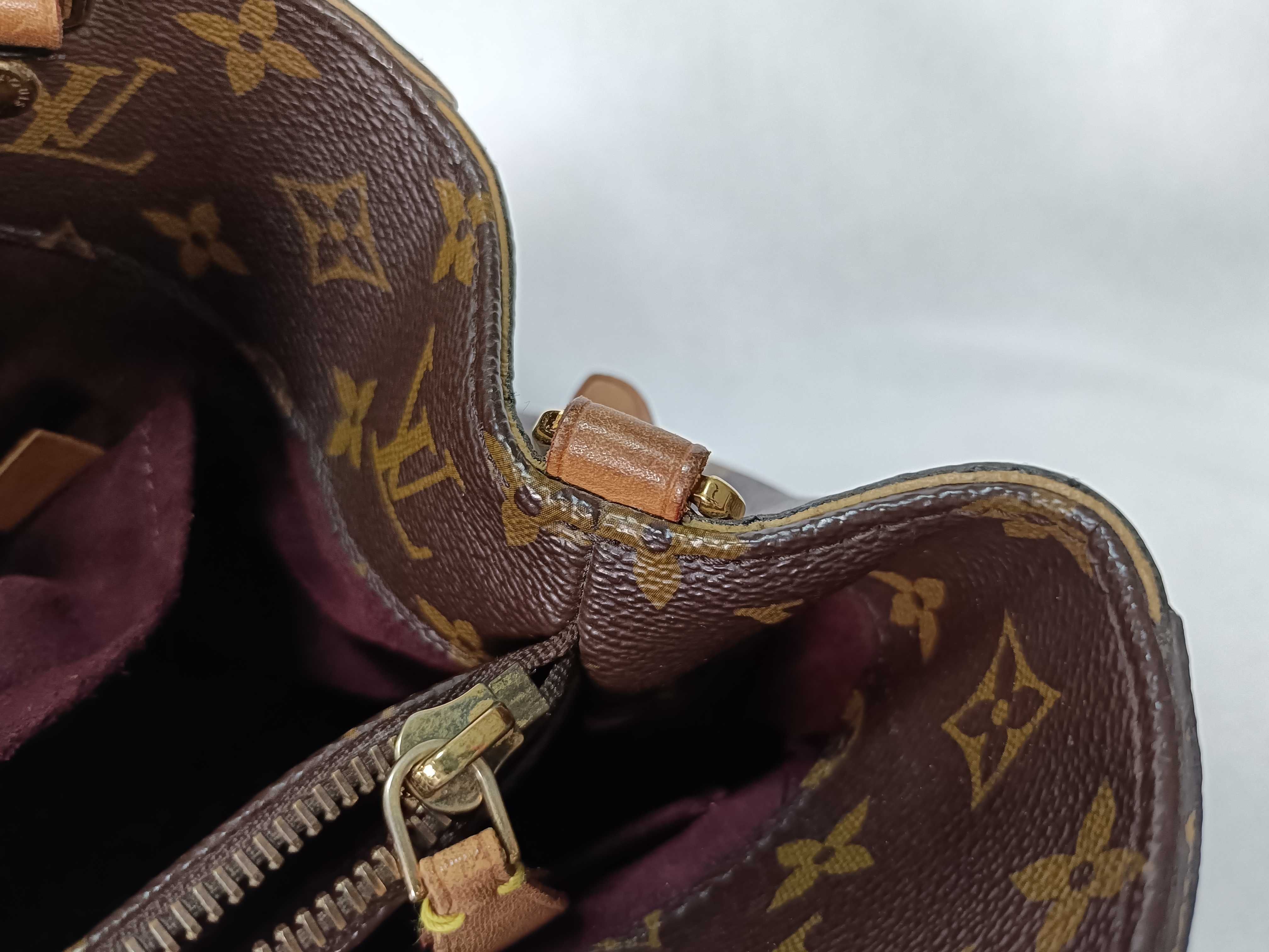 PH - Brown Monogram Canvas Montaigne Tote Bag 35cm Handbag — view 14