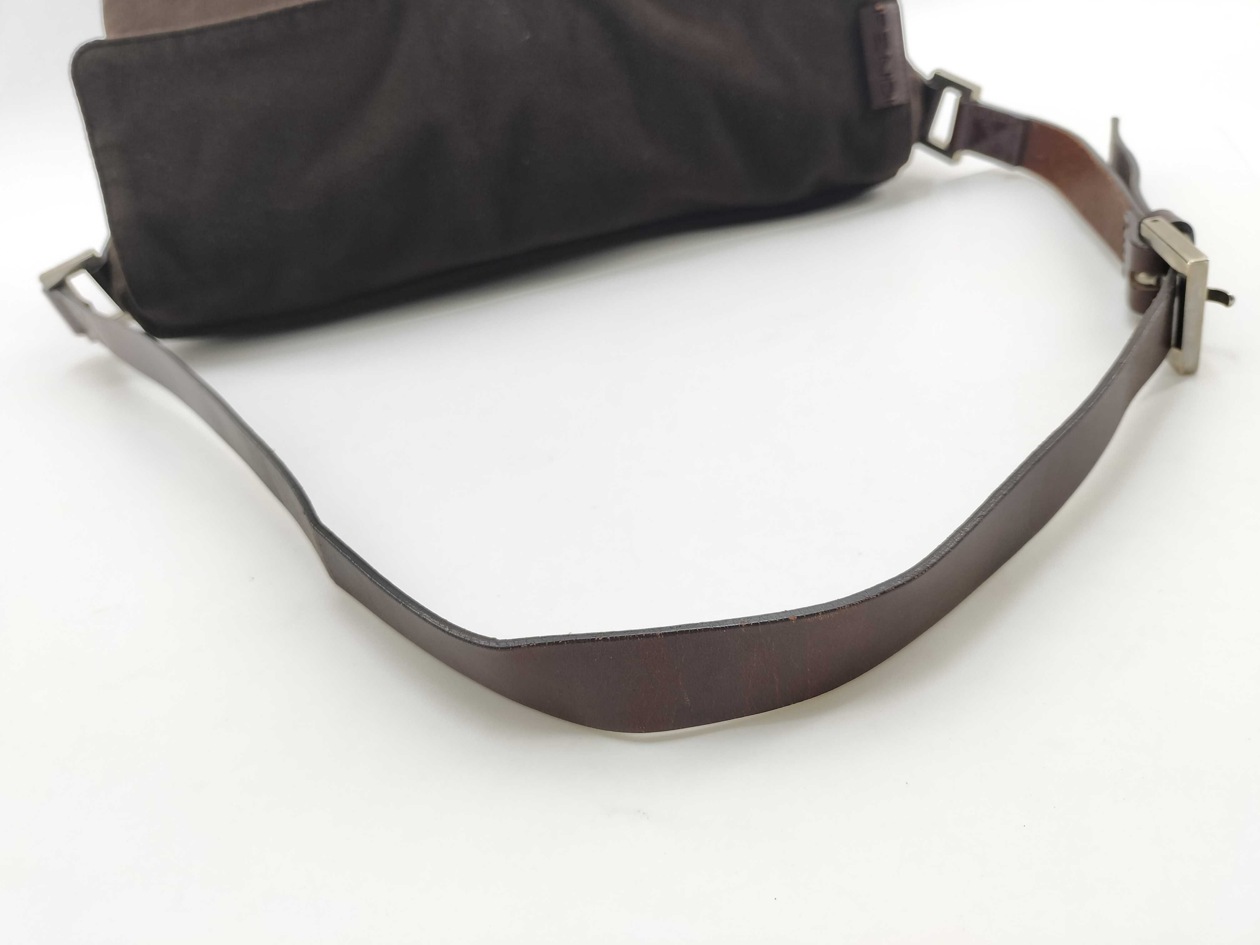 Suede Mamma Bucket Shoulder Bag — view 8