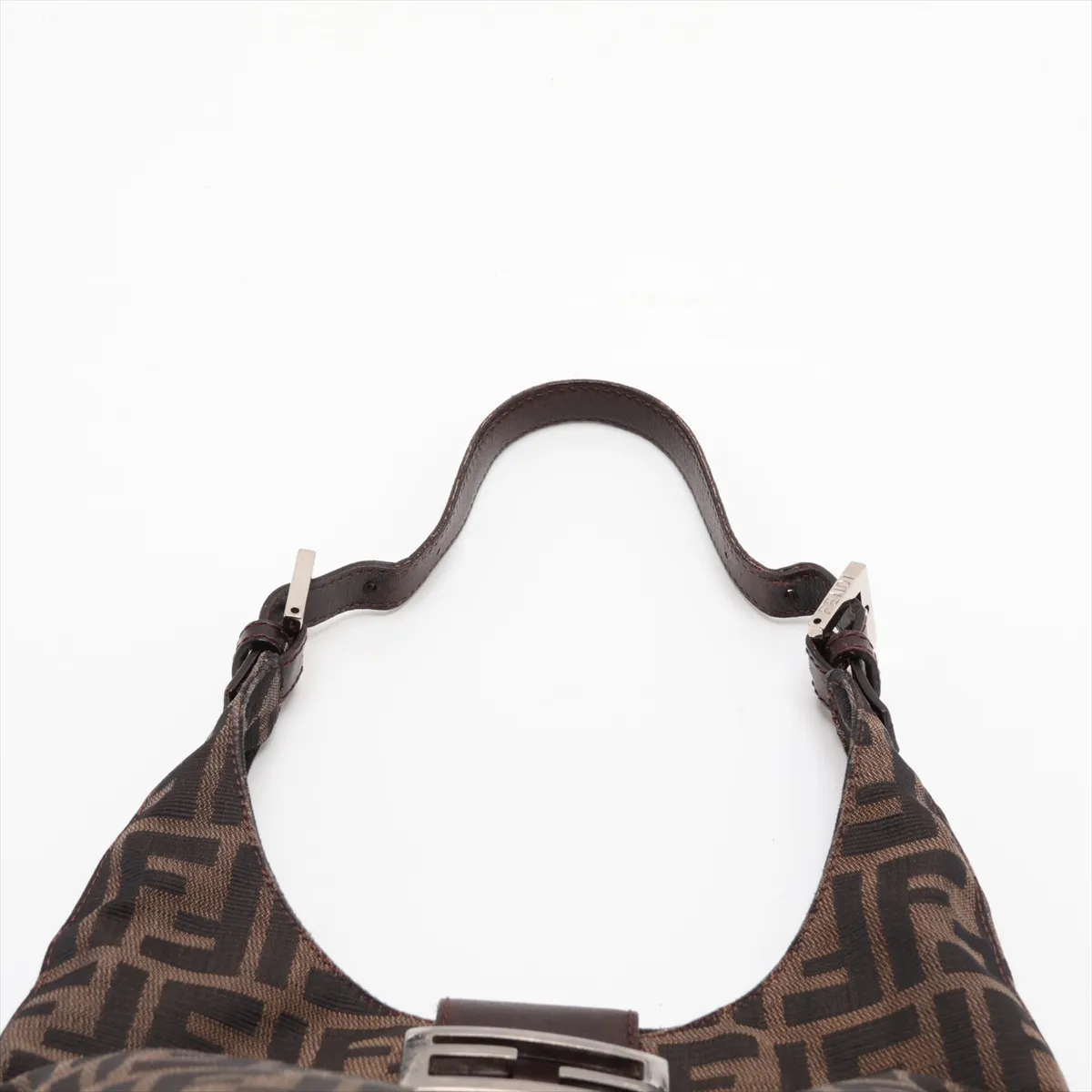 Zucca Mamma Bucket M26686 Canvas x Leather Shoulder Bag Brown — view 6
