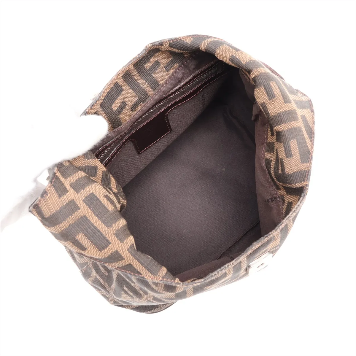 Zucca Mamma Bucket M26686 Canvas x Leather Shoulder Bag Brown — view 7