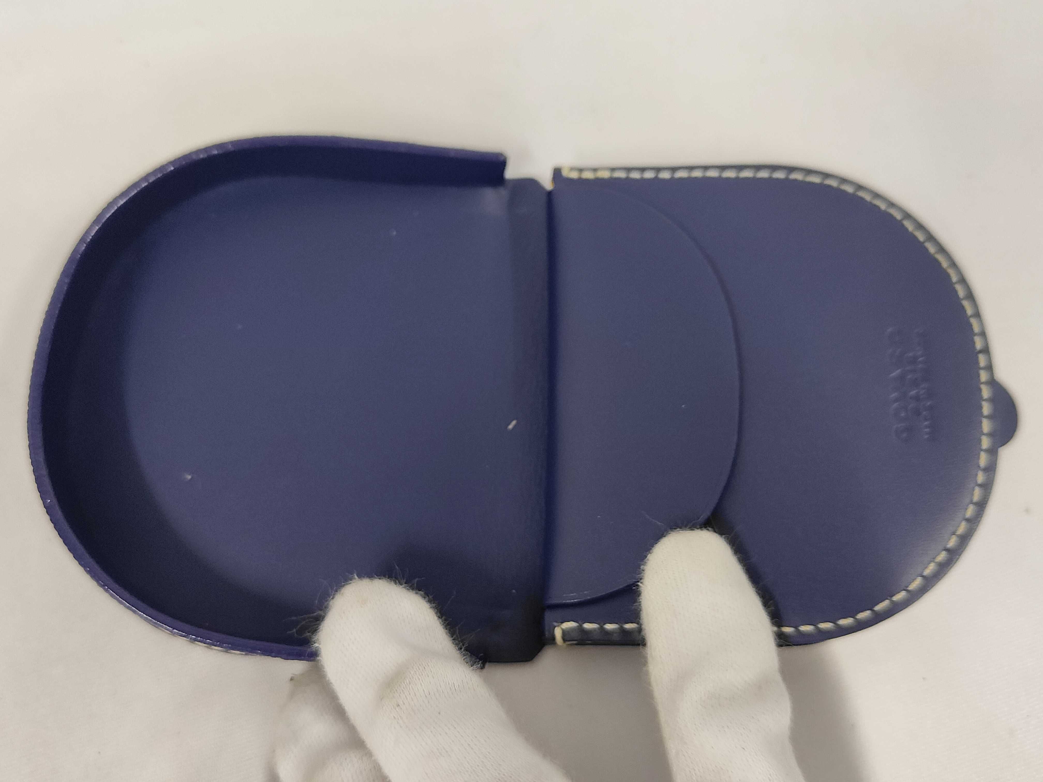 Raspail Coin Case, Navy, with Box — view 6