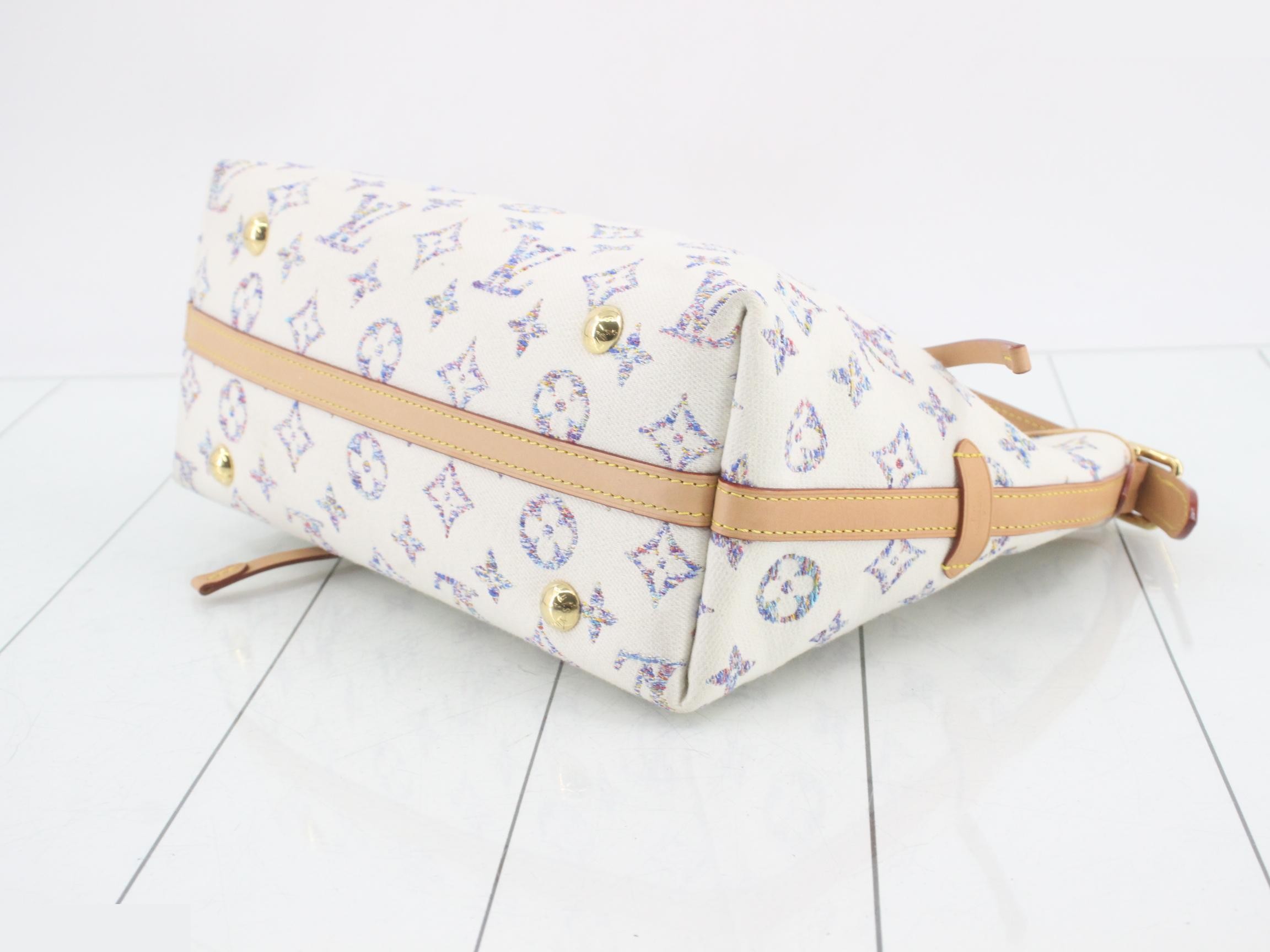 Carryall Jacquard Denim Shoulder Bag — view 6