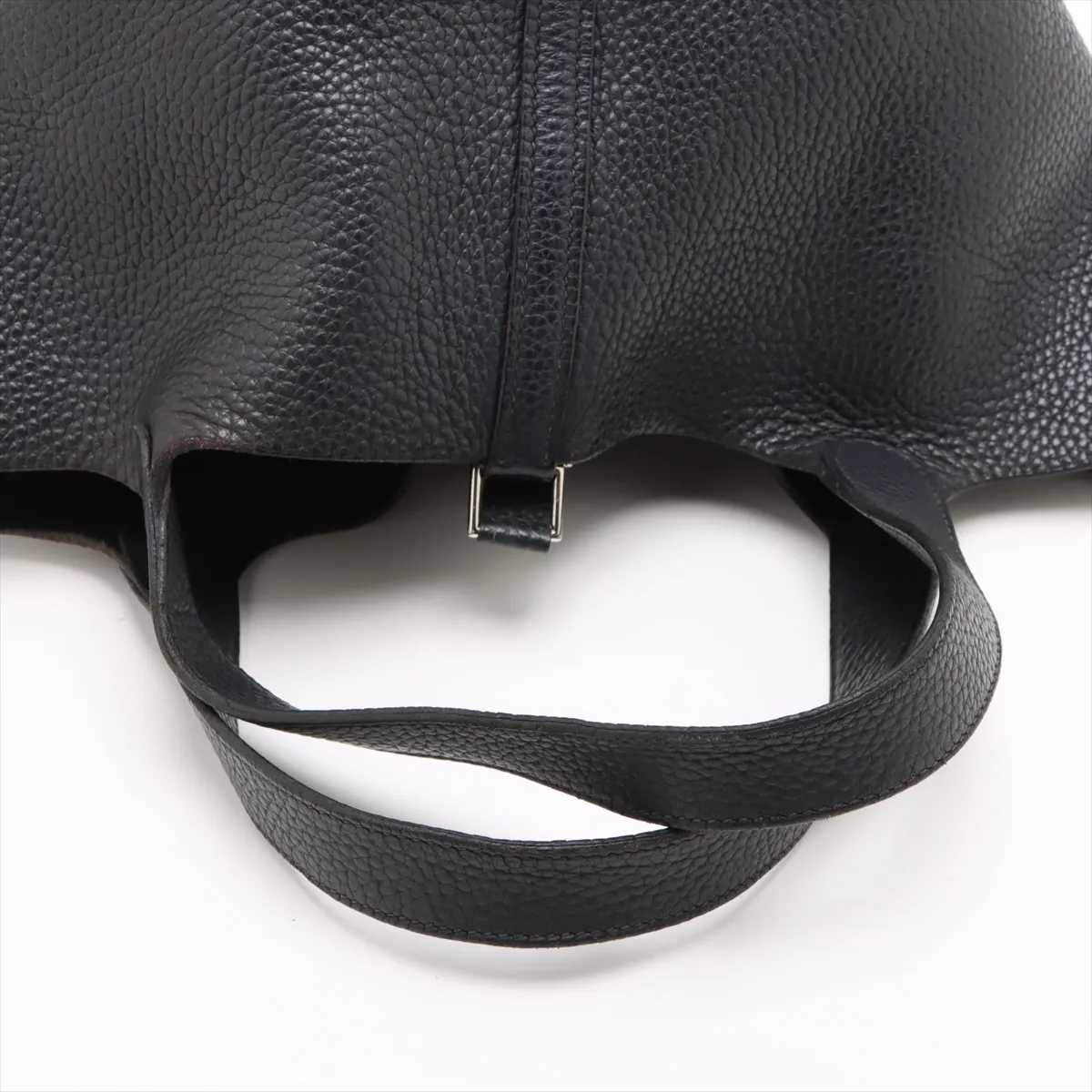 Picotin 22 MM Taurillon Clemence Black Silver hardware H:2004 — view 5