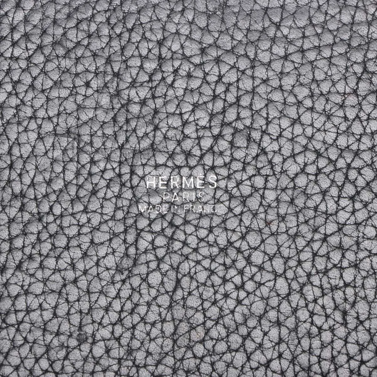 Picotin 22 MM Taurillon Clemence Black Silver hardware H:2004 — view 8