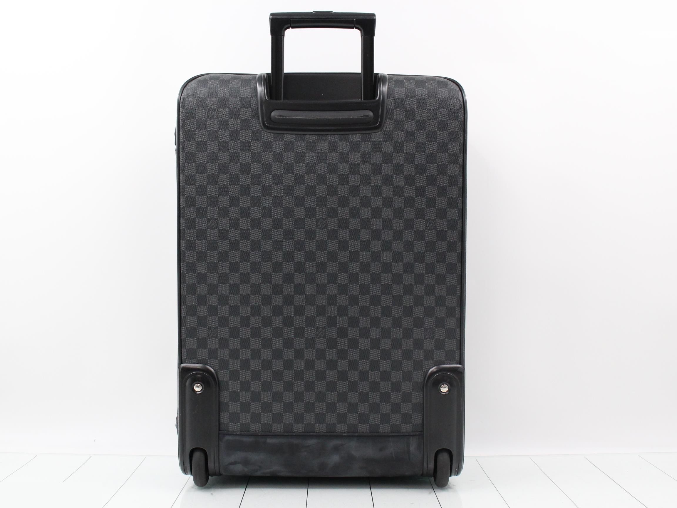 Damier Graphite Pegase 65 Carry-on Suitcase — view 2