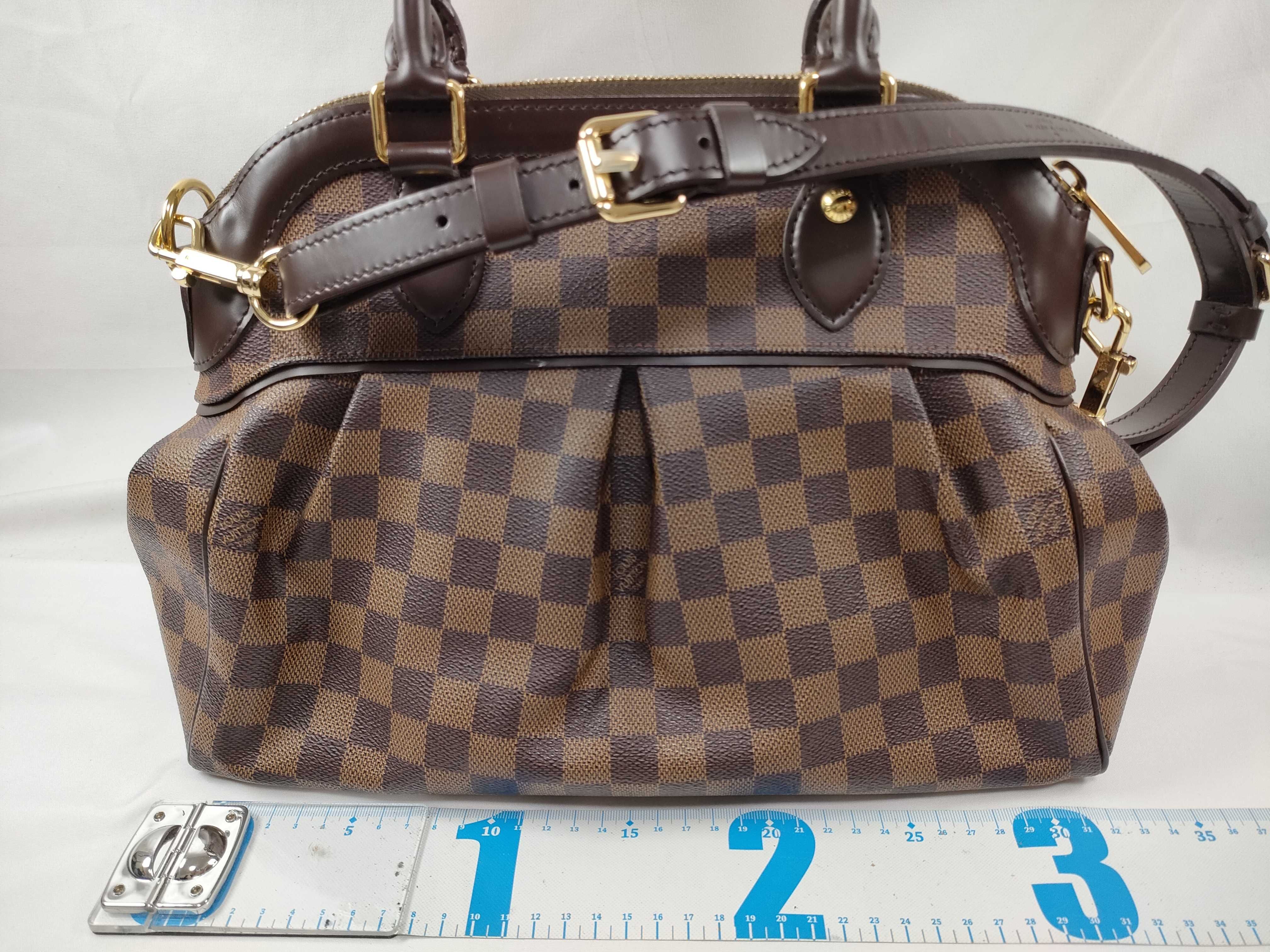 Damier ID- Damier Trevi PM N51997 TJ4120 Canvas Brown with strap SD4008 handbag — view 2
