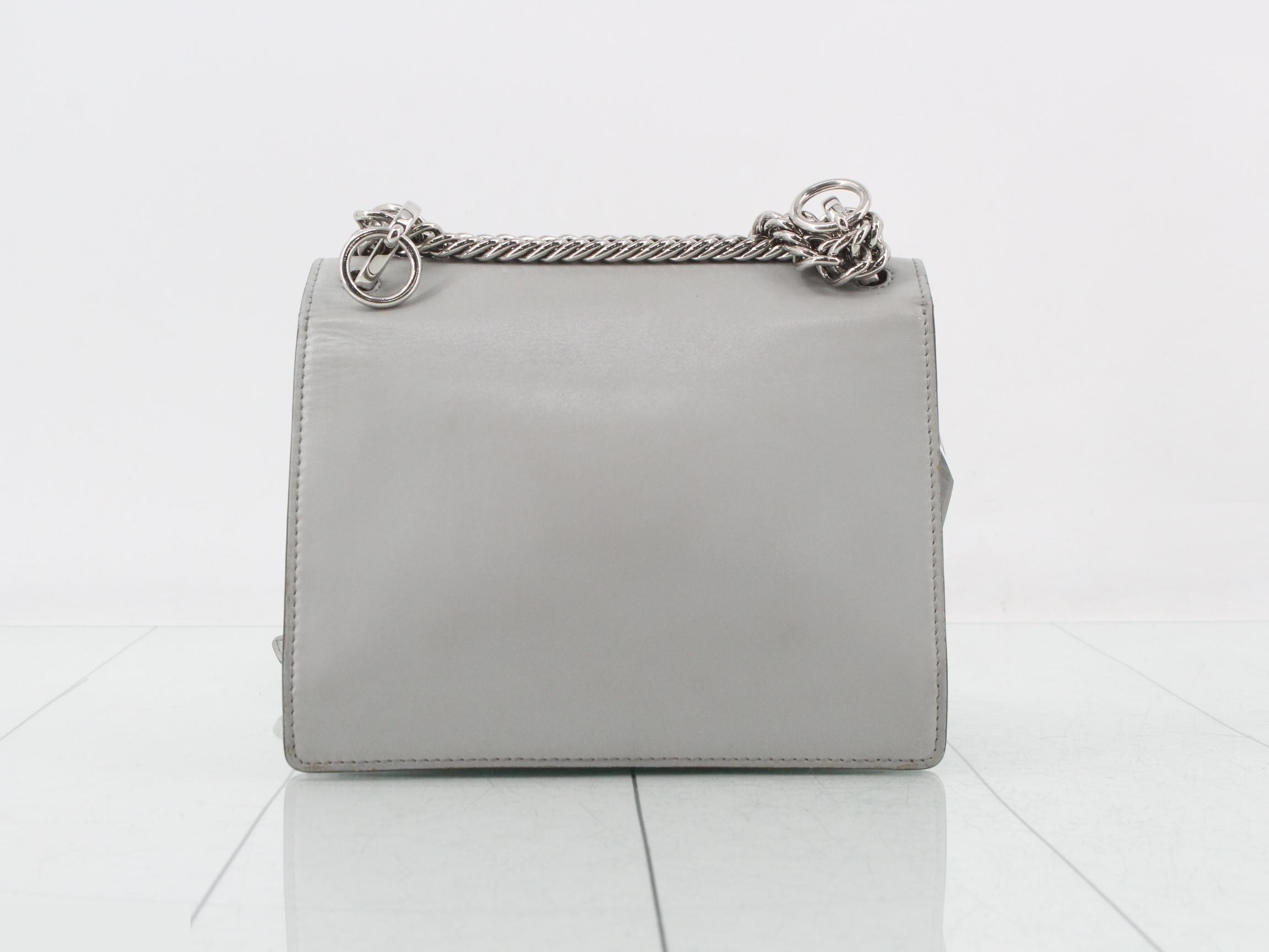 Kanai Leather Studded Chain Shoulder Bag — view 2