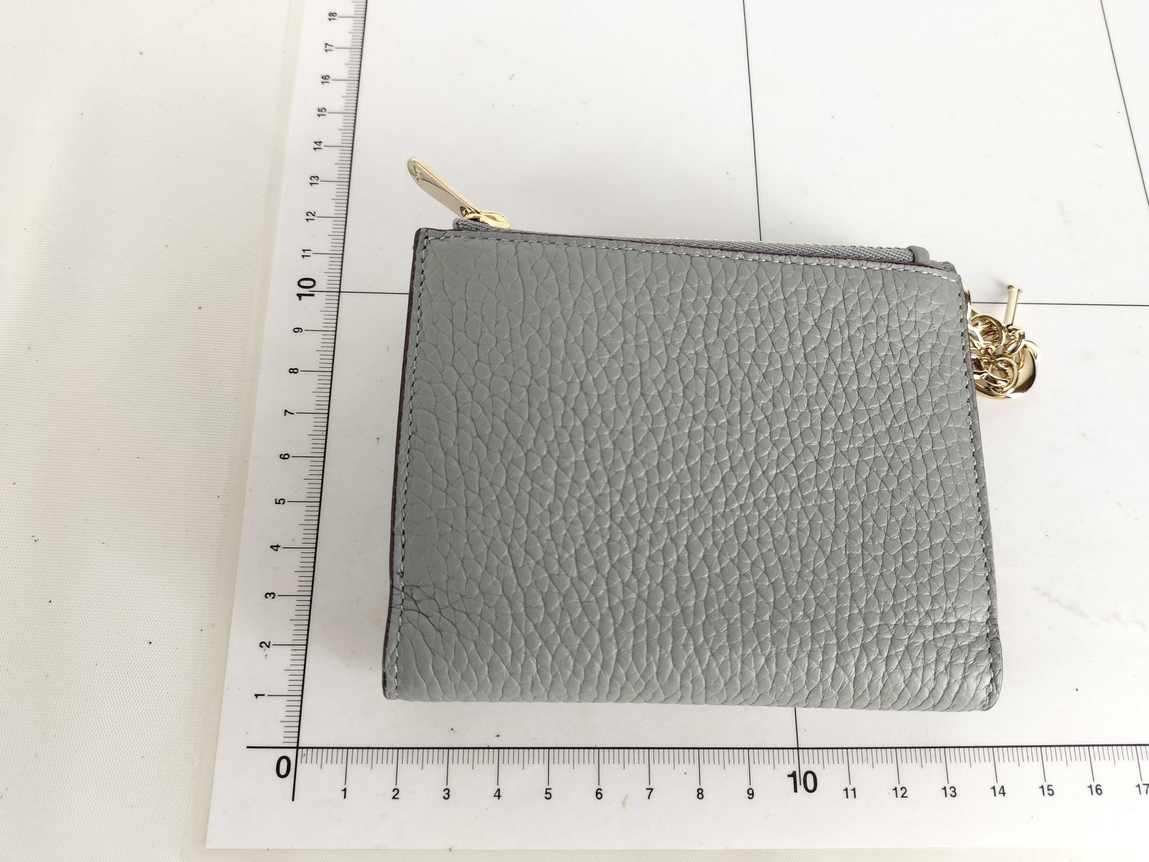 Cannage Leather Compact Wallet — view 11
