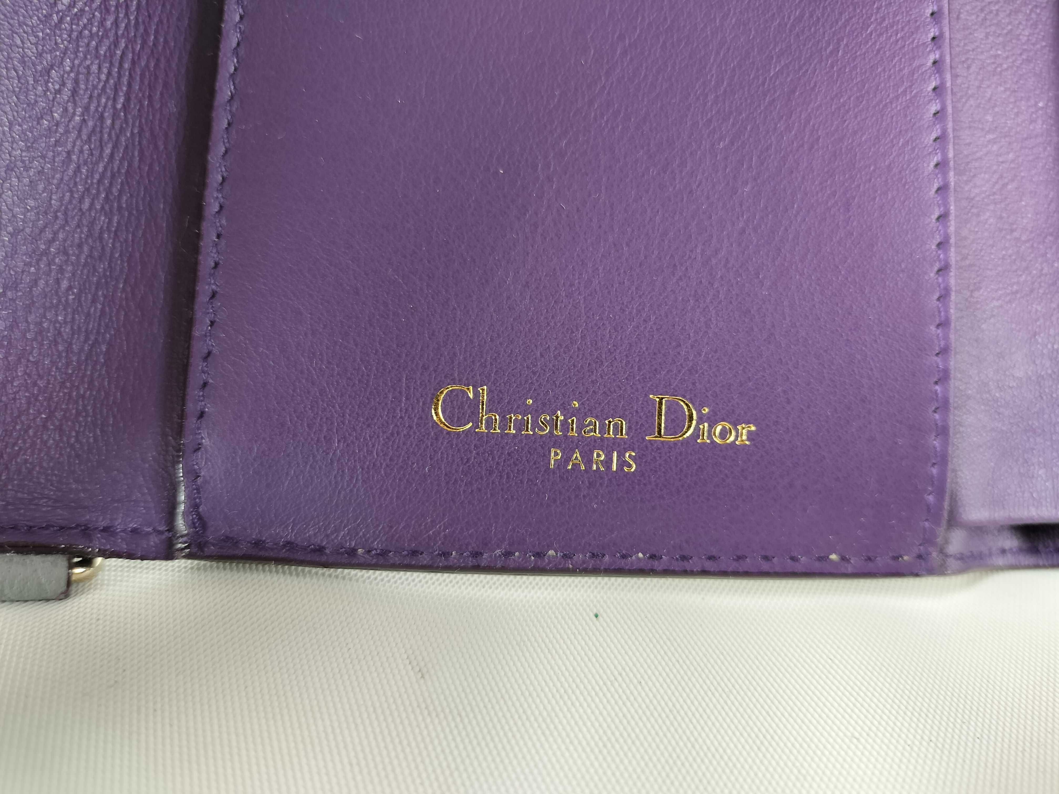 Cannage Leather Compact Wallet — view 5