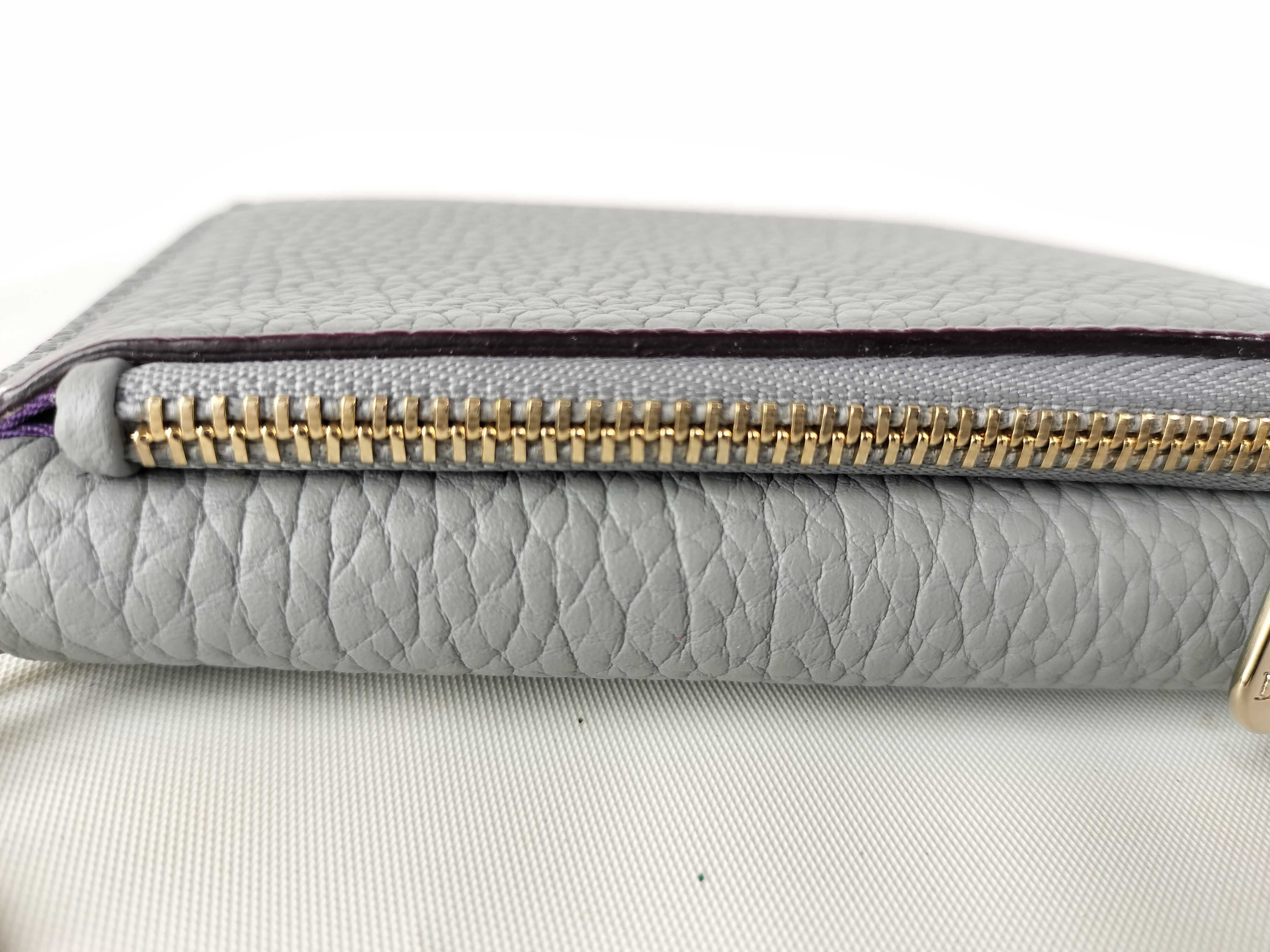 Cannage Leather Compact Wallet — view 7