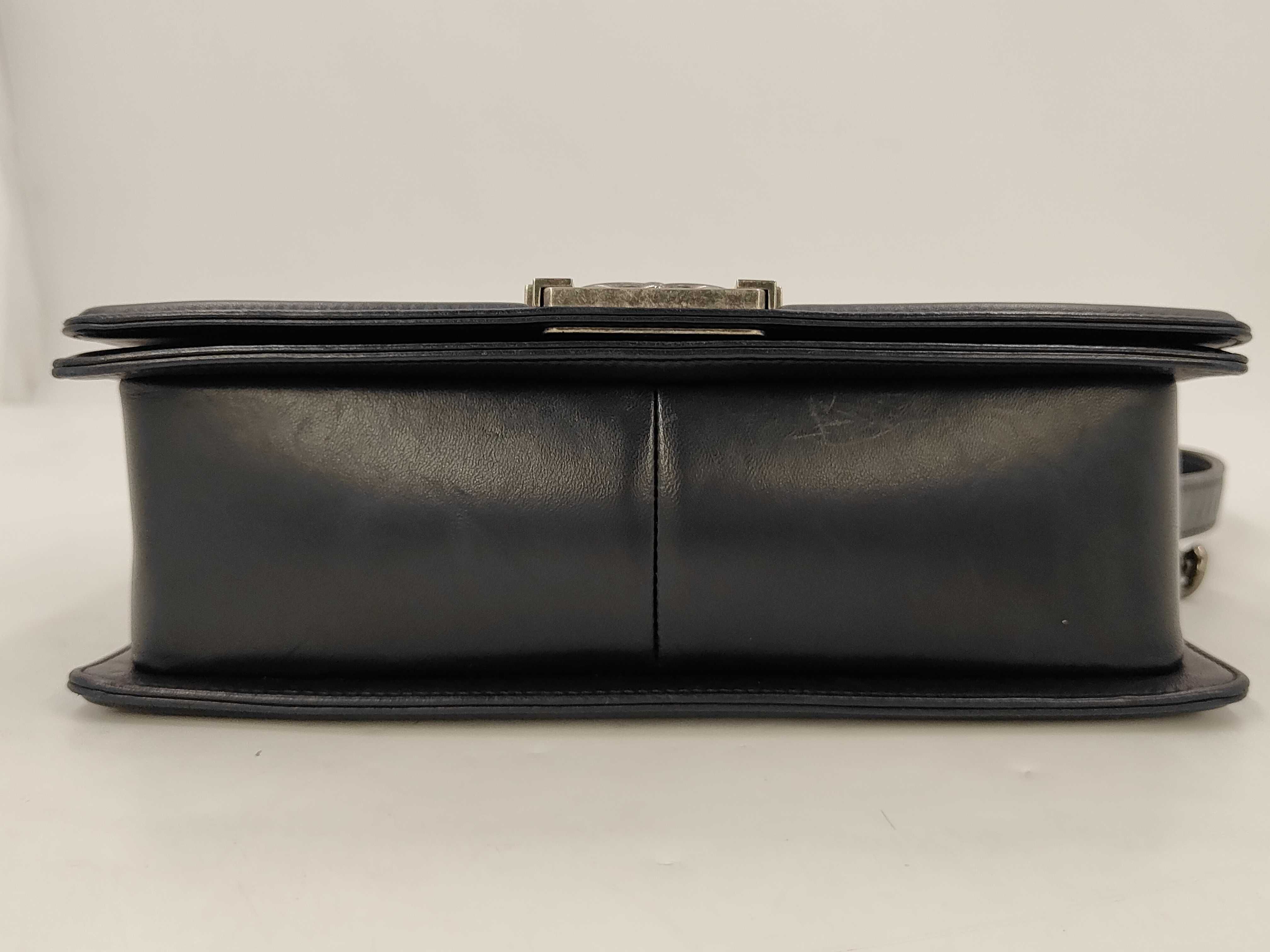 Boy Chanel 25 Lambskin Black Seal Shoulder Bag — view 4