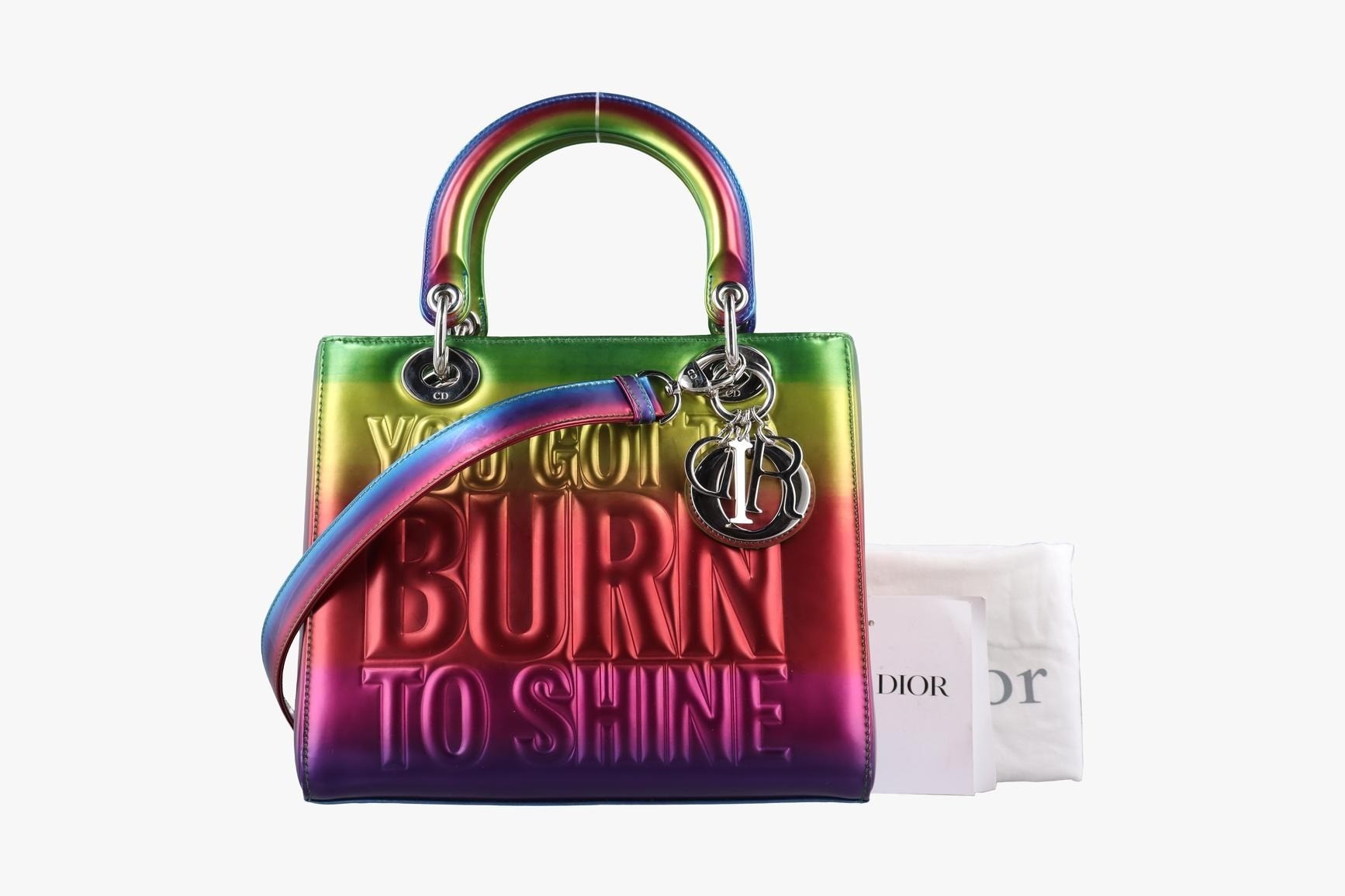 Lady Dior Leather Multicolor