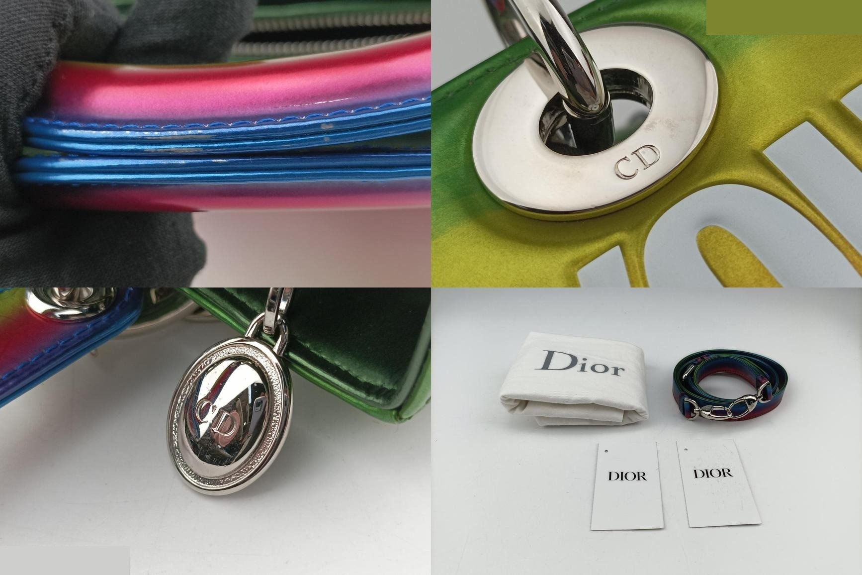Lady Dior Leather Multicolor — view 11