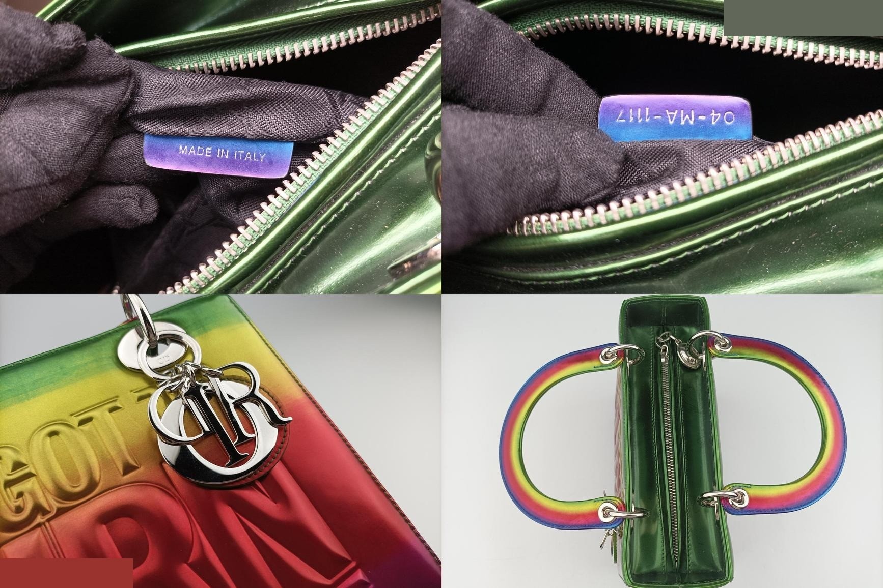 Lady Dior Leather Multicolor — view 8