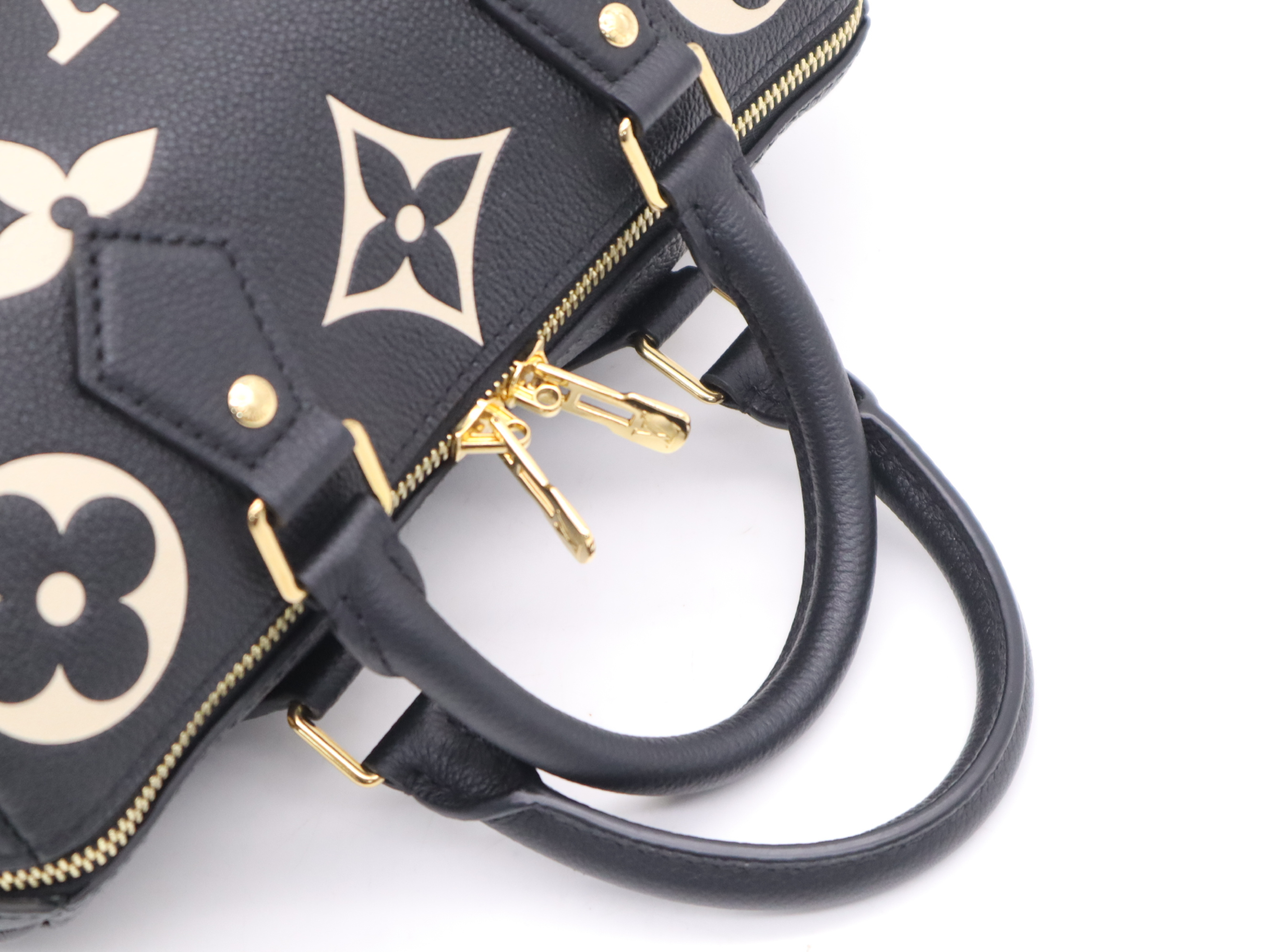 M58947 Empreinte Speedy 25 Bandoulière Bicolor Handbag with Padlock and 2 Keys — view 6
