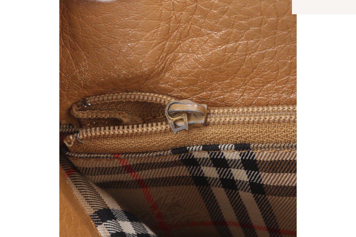 Nova Check Leather Shoulder Bag — view 10