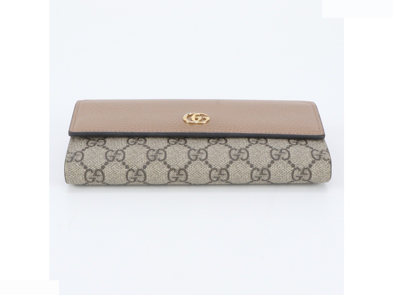 GG Supreme GG Marmont 456116 Leather Long Wallet — view 4