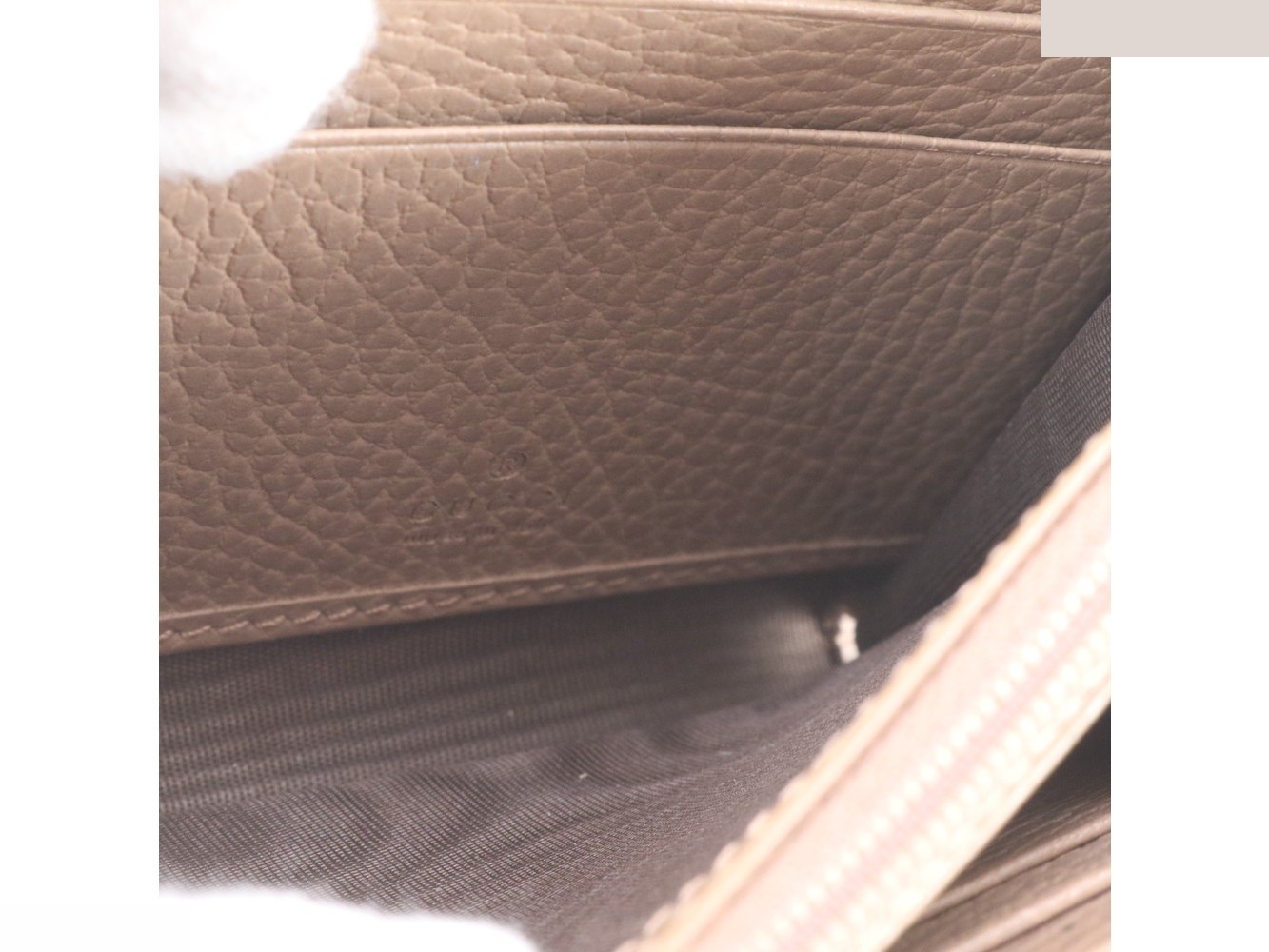 GG Supreme GG Marmont 456116 Leather Long Wallet — view 8