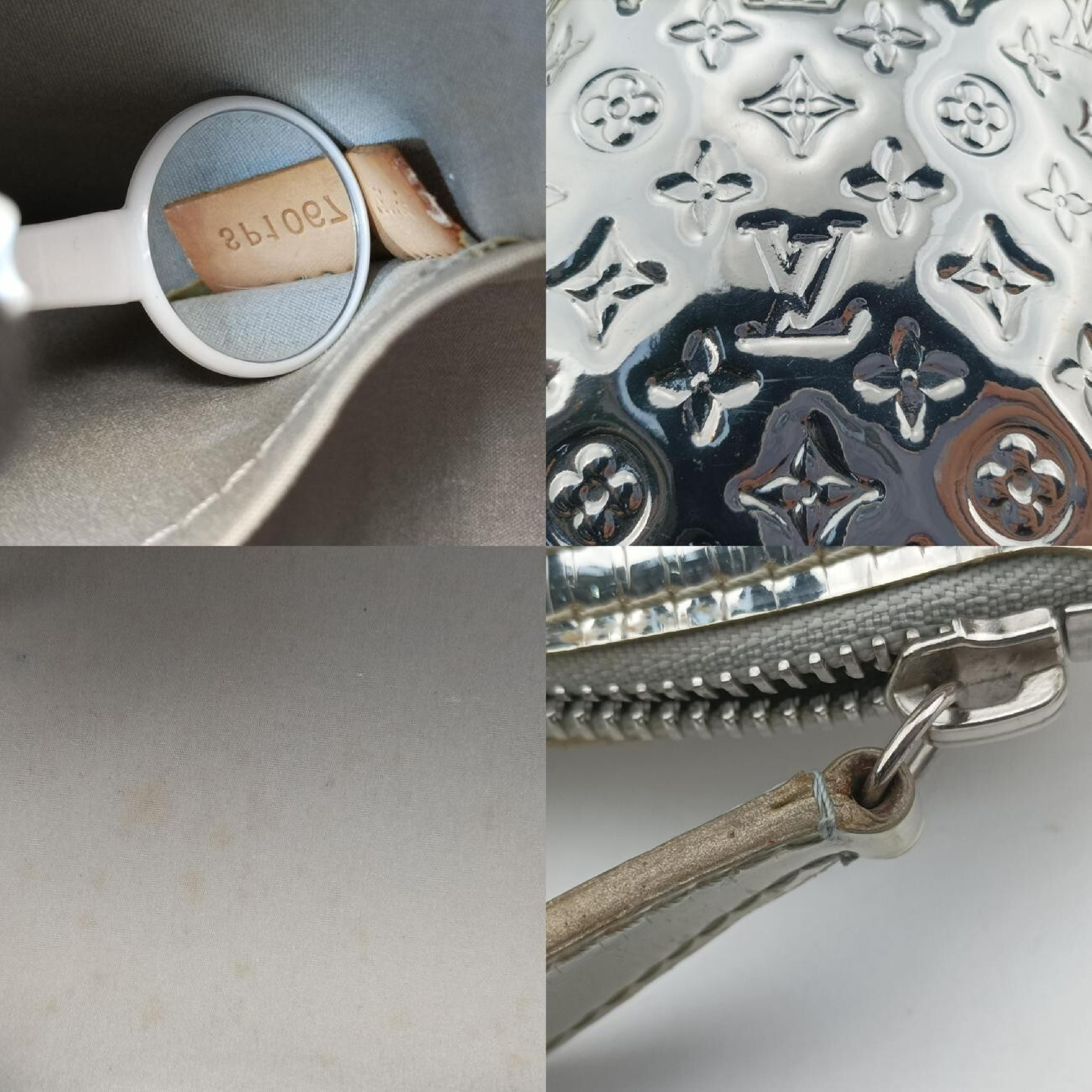 Monogram Miroir Silver Lockit M95449 SP1067 Handbag — view 8