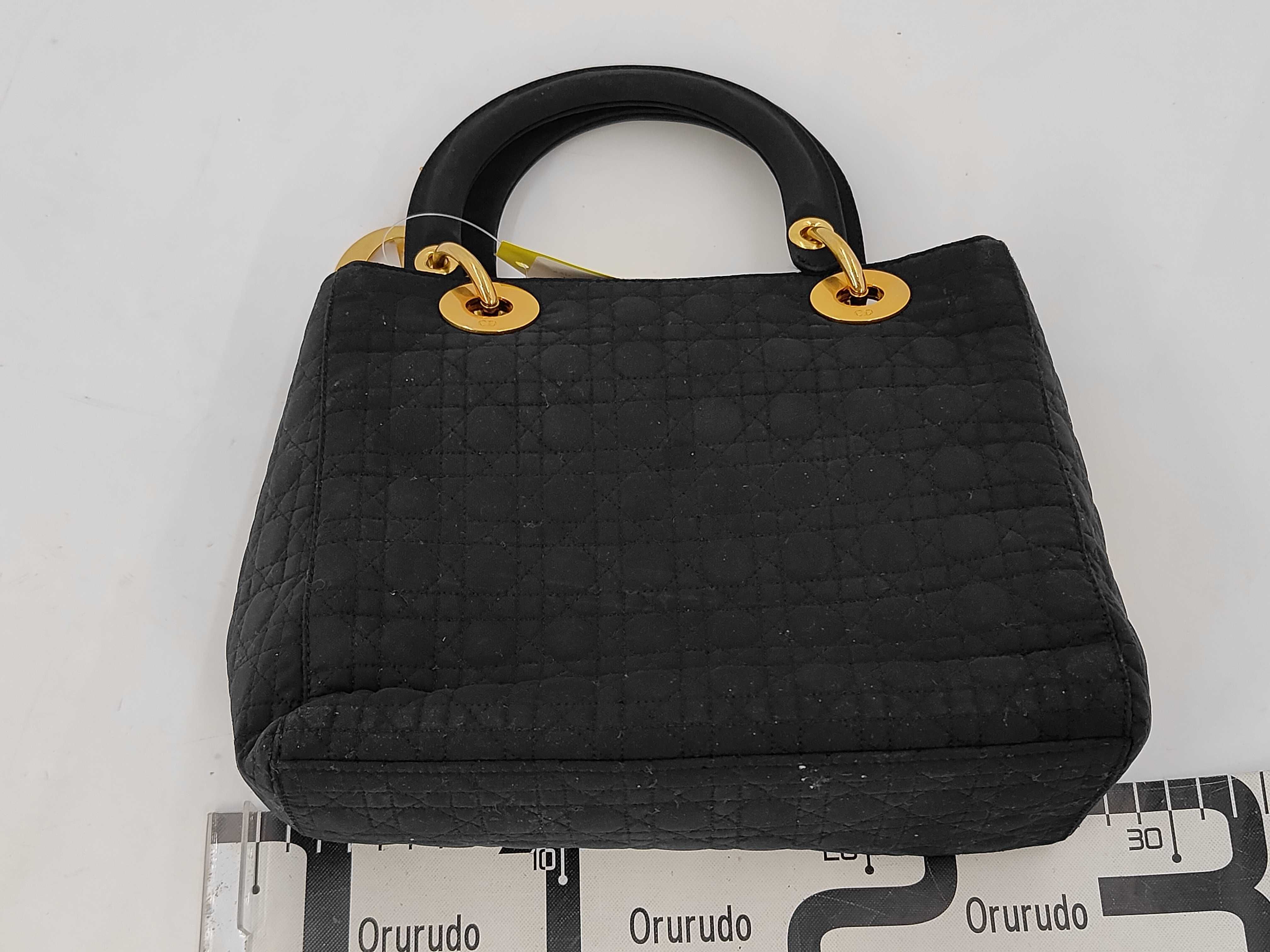 Lady Dior Cannage Nylon Handbag — view 2