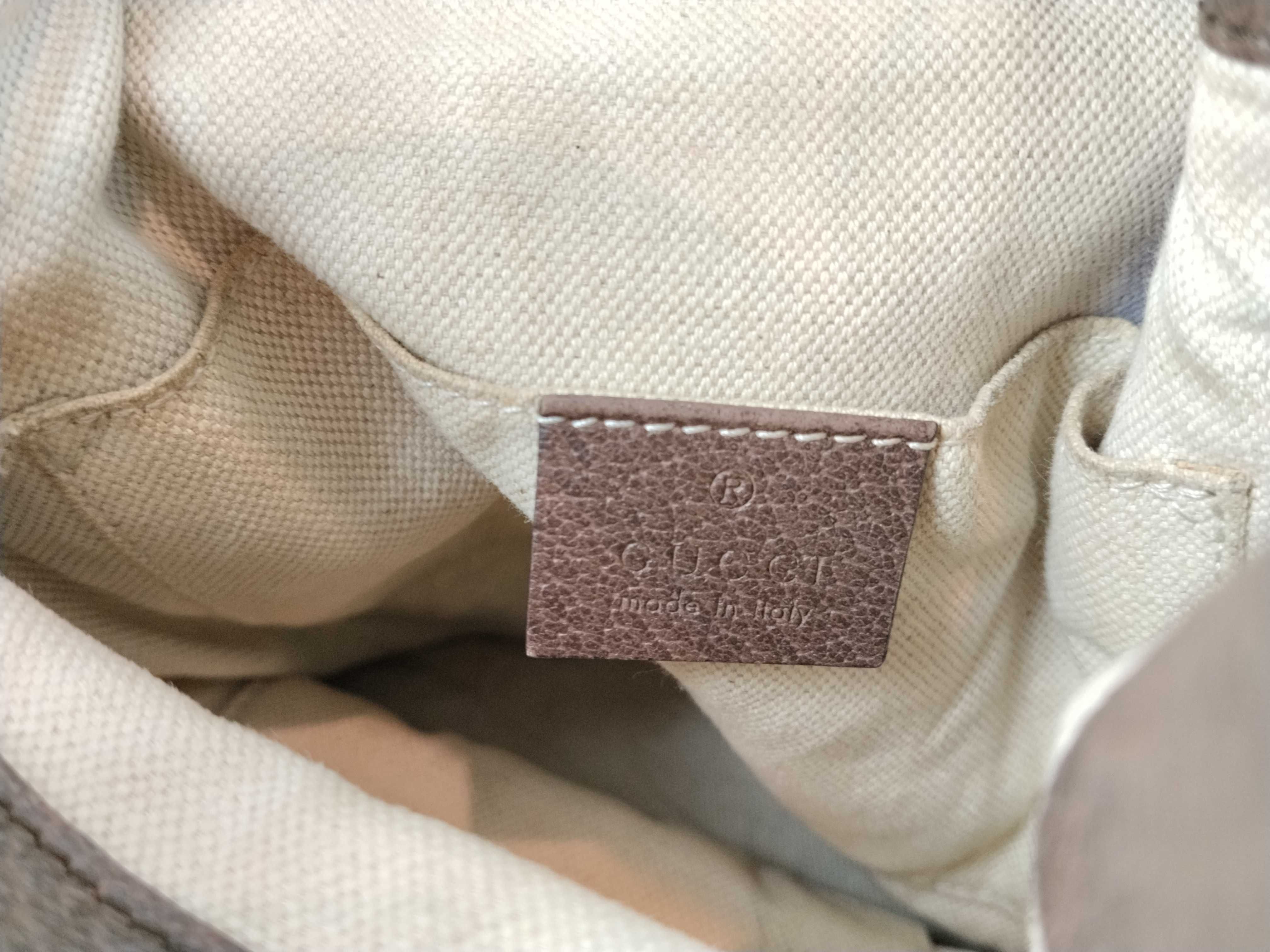 GG Supreme Bucket Bag, Beige/Brown Backpack — view 13