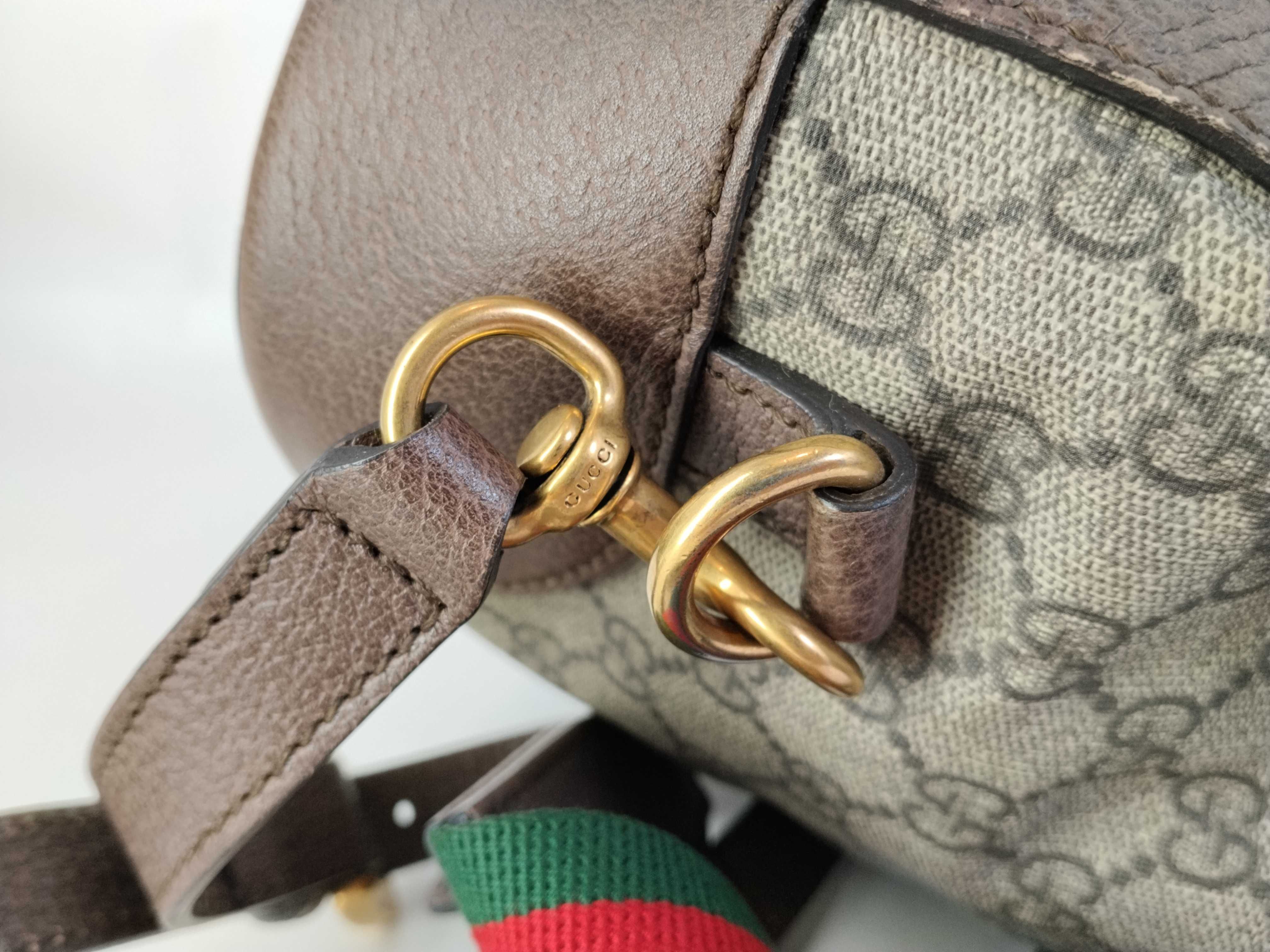 GG Supreme Bucket Bag, Beige/Brown Backpack — view 5