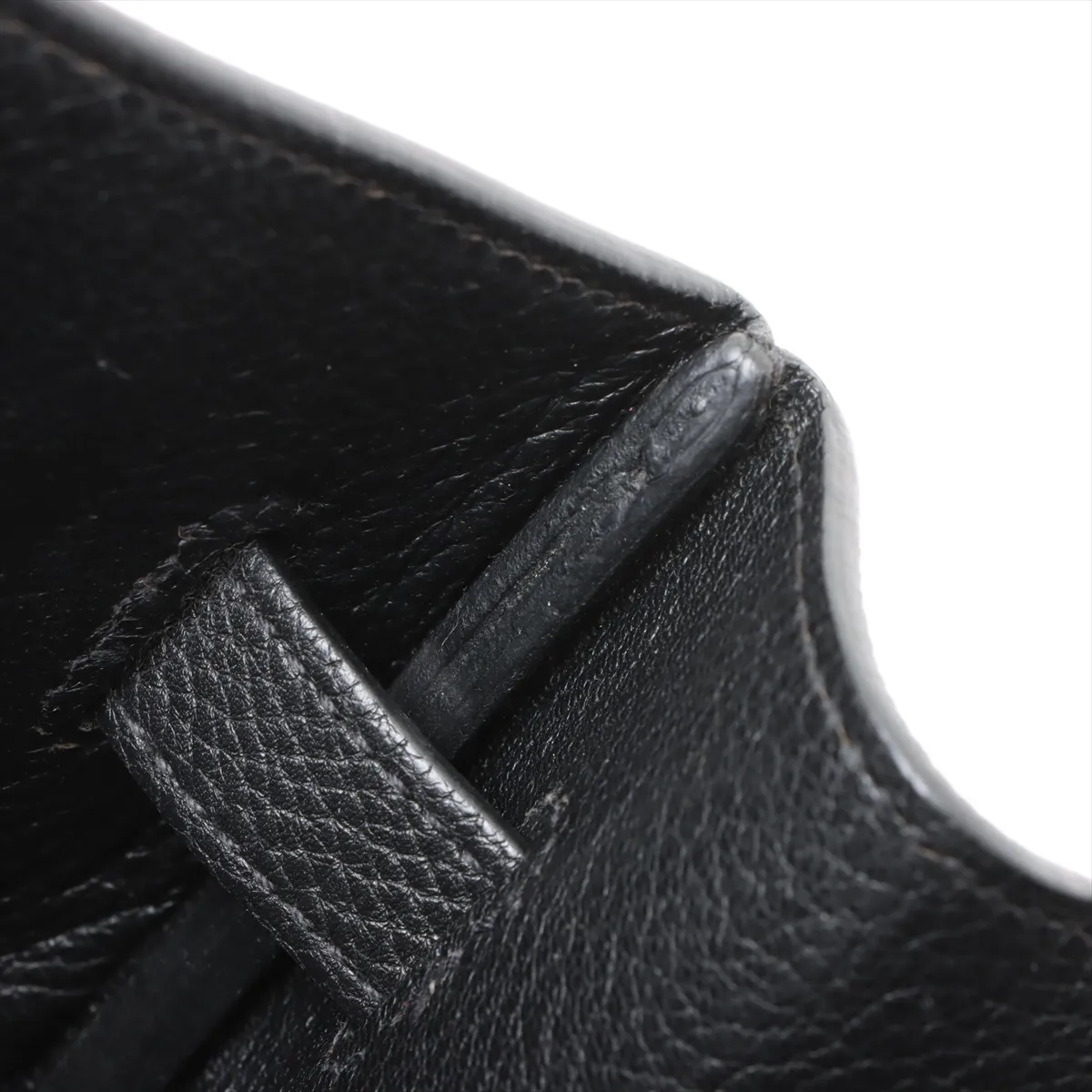 [Individually wrapped] Hermes Birkin 35 Le Tourne Togo Black Silver Hardware O:2011 — view 12