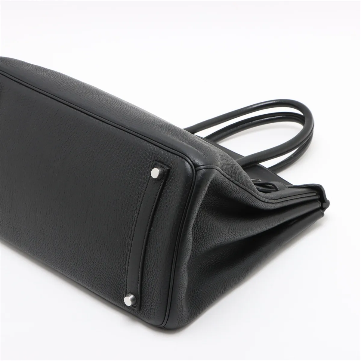[Individually wrapped] Hermes Birkin 35 Le Tourne Togo Black Silver Hardware O:2011 — view 3