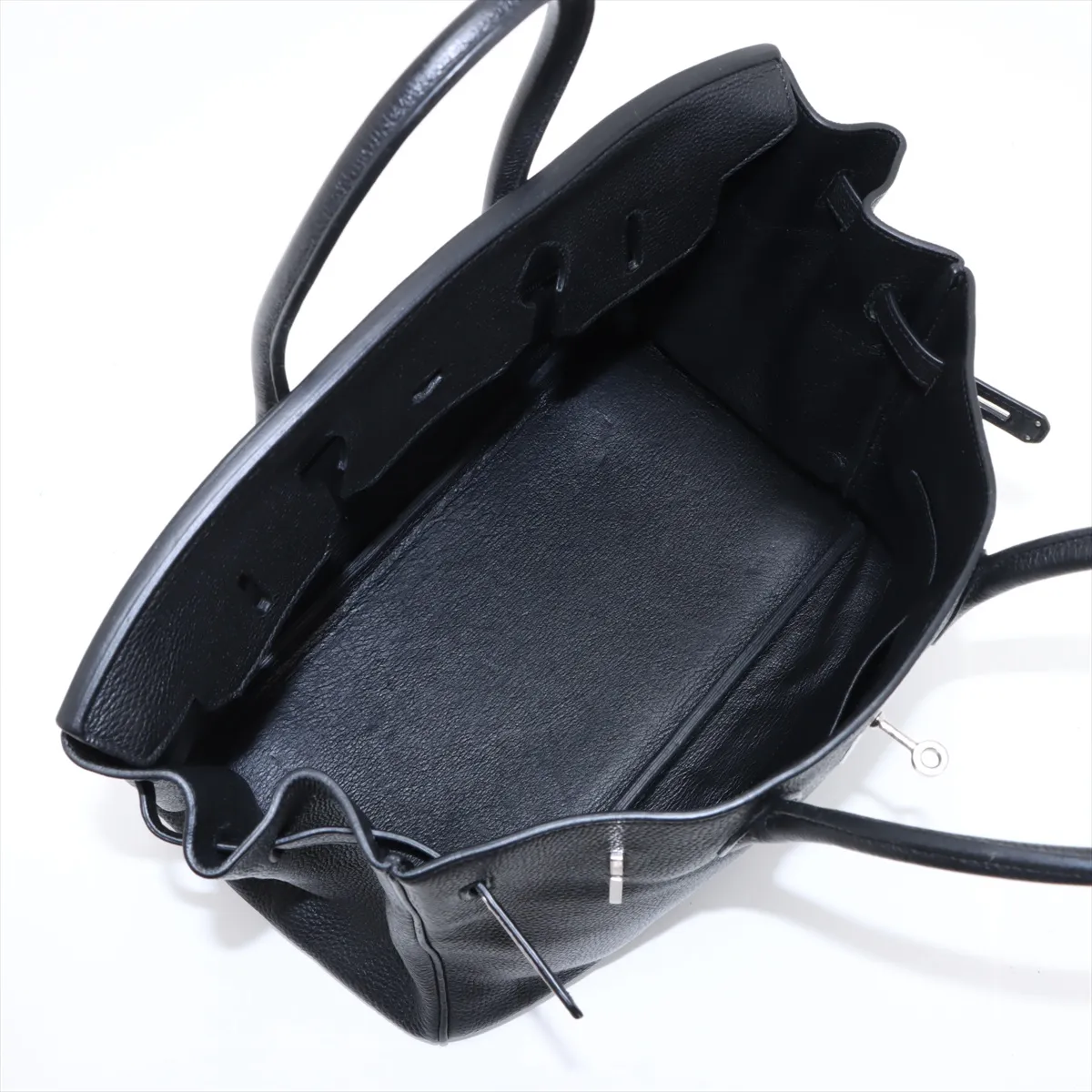 [Individually wrapped] Hermes Birkin 35 Le Tourne Togo Black Silver Hardware O:2011 — view 7