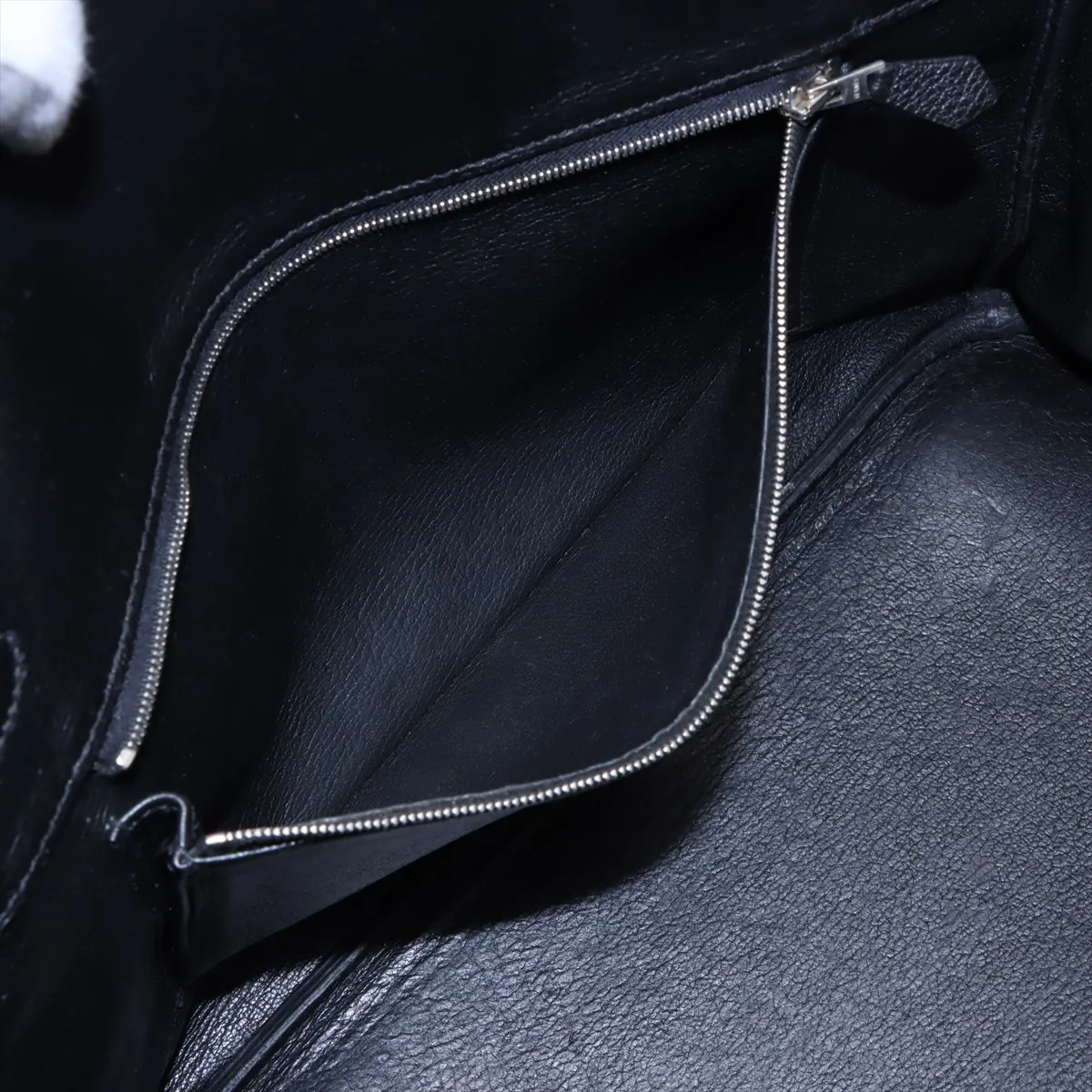 [Individually wrapped] Hermes Birkin 35 Le Tourne Togo Black Silver Hardware O:2011 — view 8