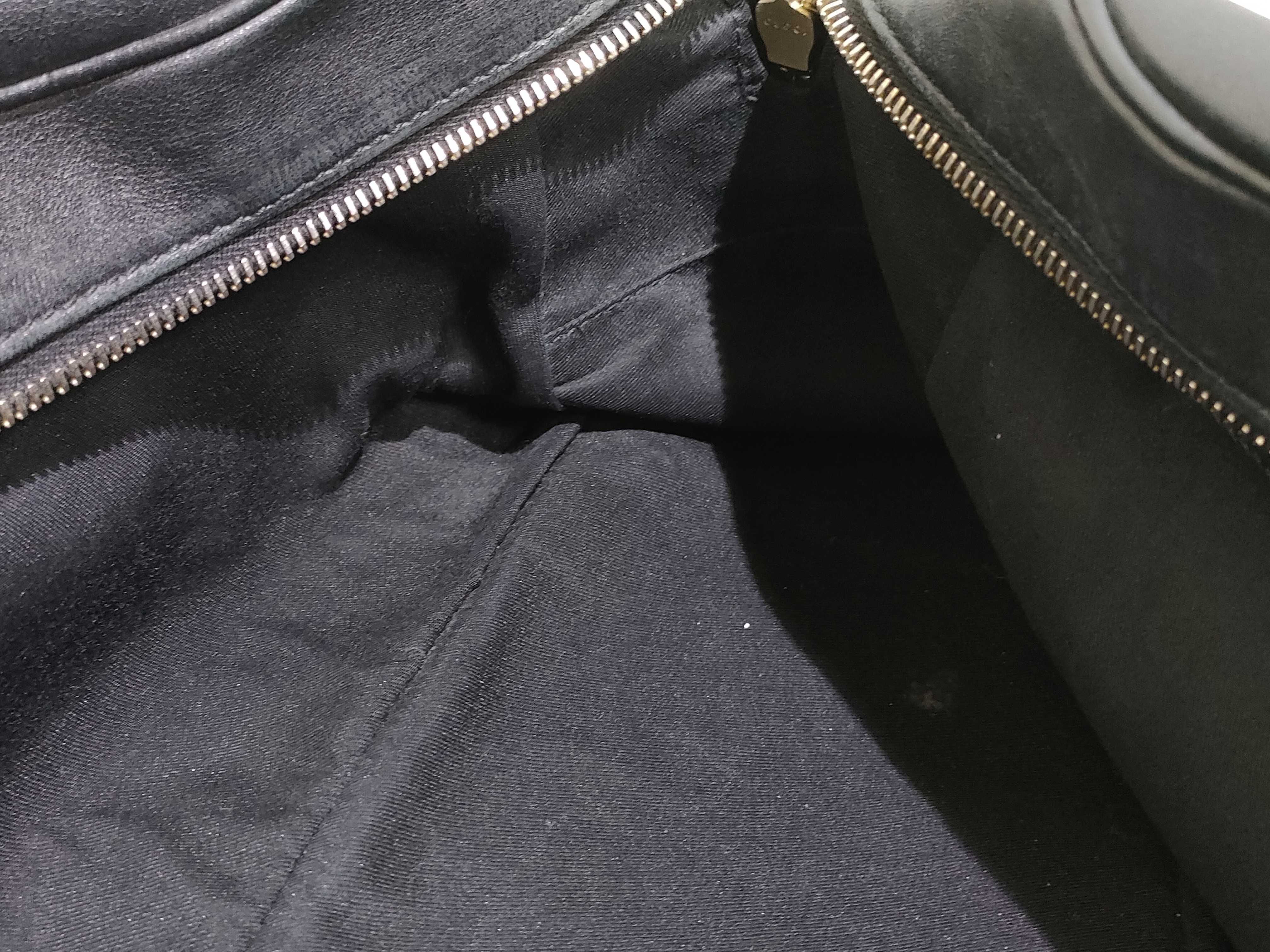 Horsebit Leather Boston Bag 131092 Black Handbag — view 12