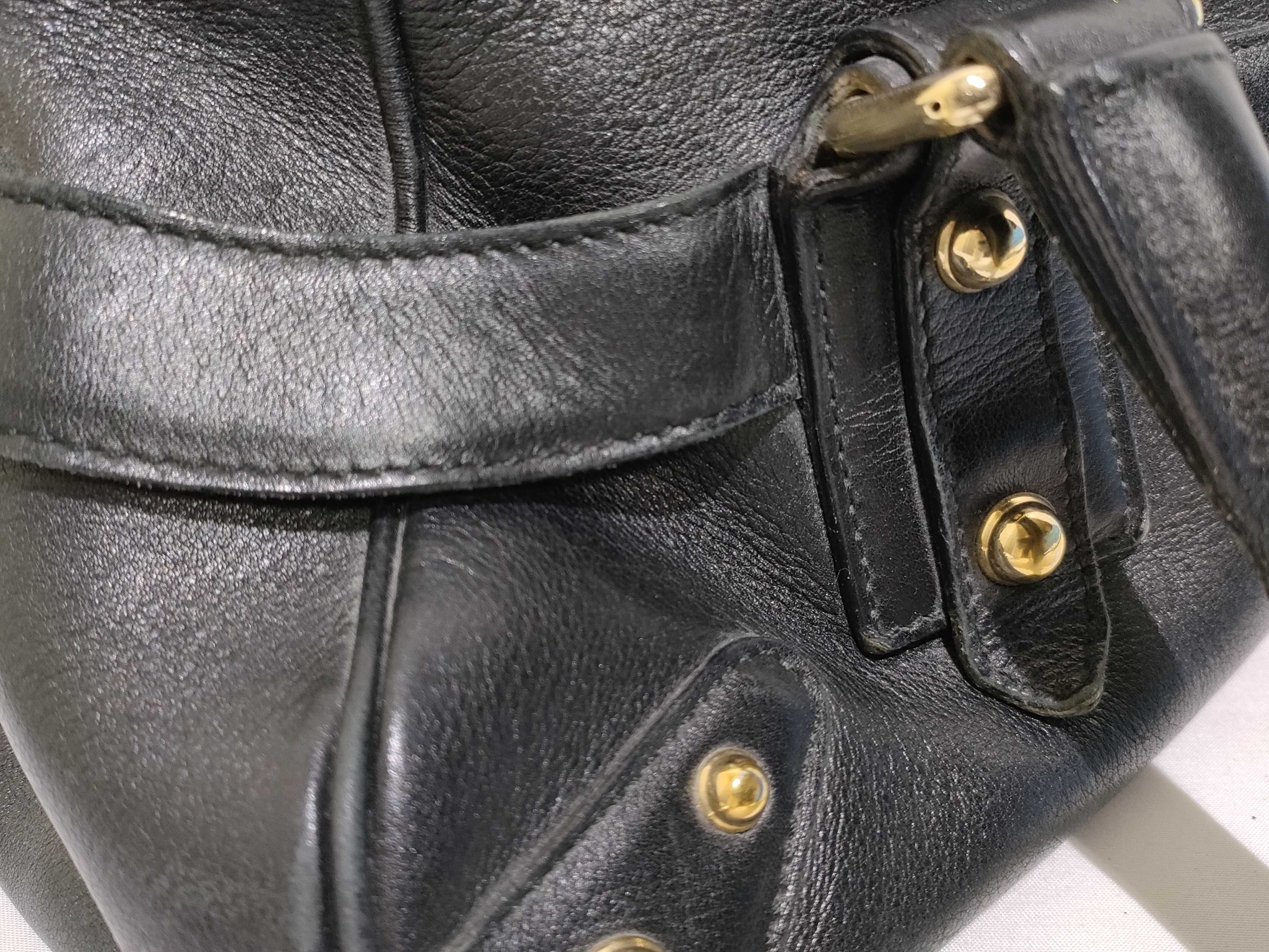 Horsebit Leather Boston Bag 131092 Black Handbag — view 14