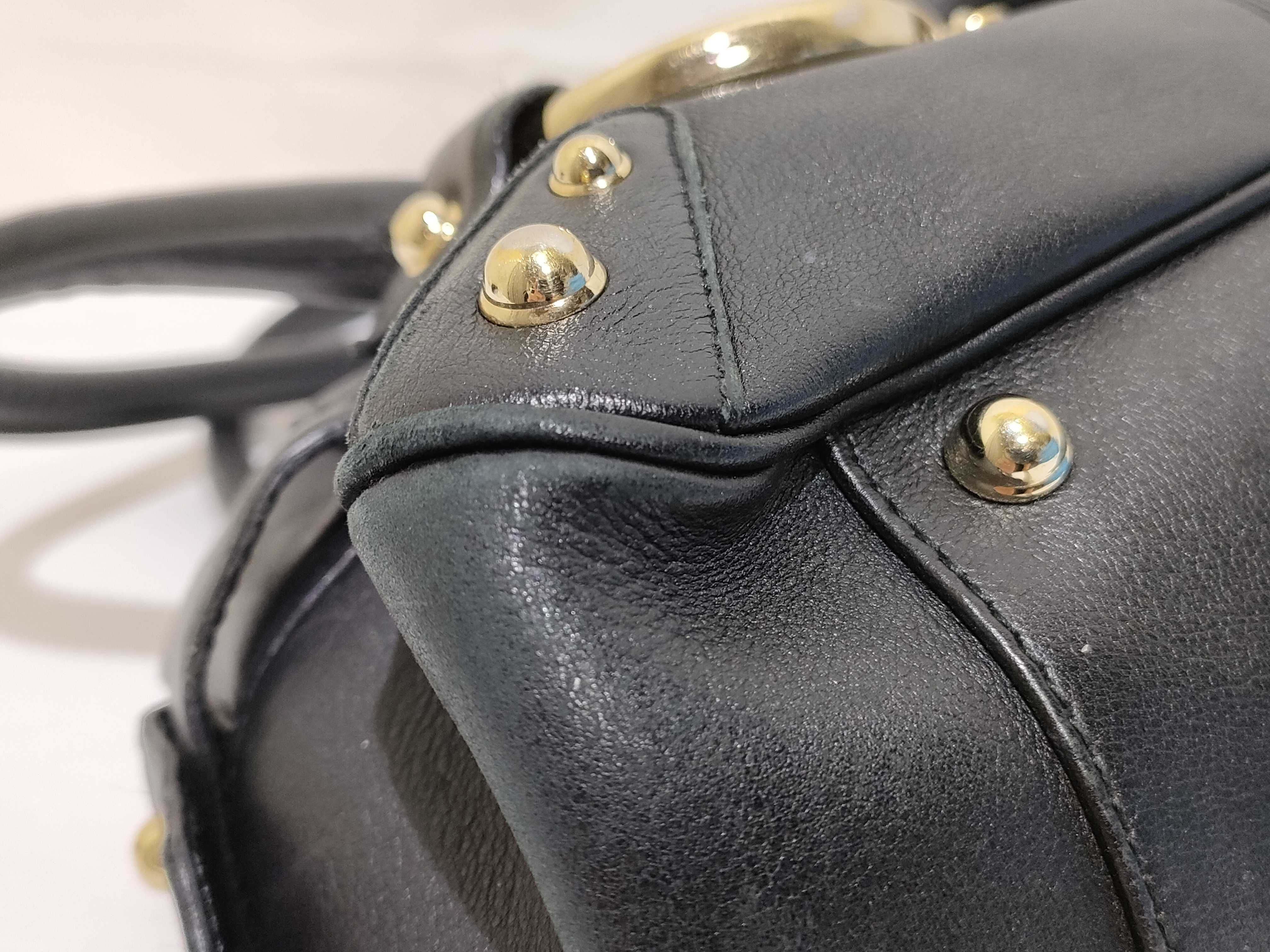 Horsebit Leather Boston Bag 131092 Black Handbag — view 6