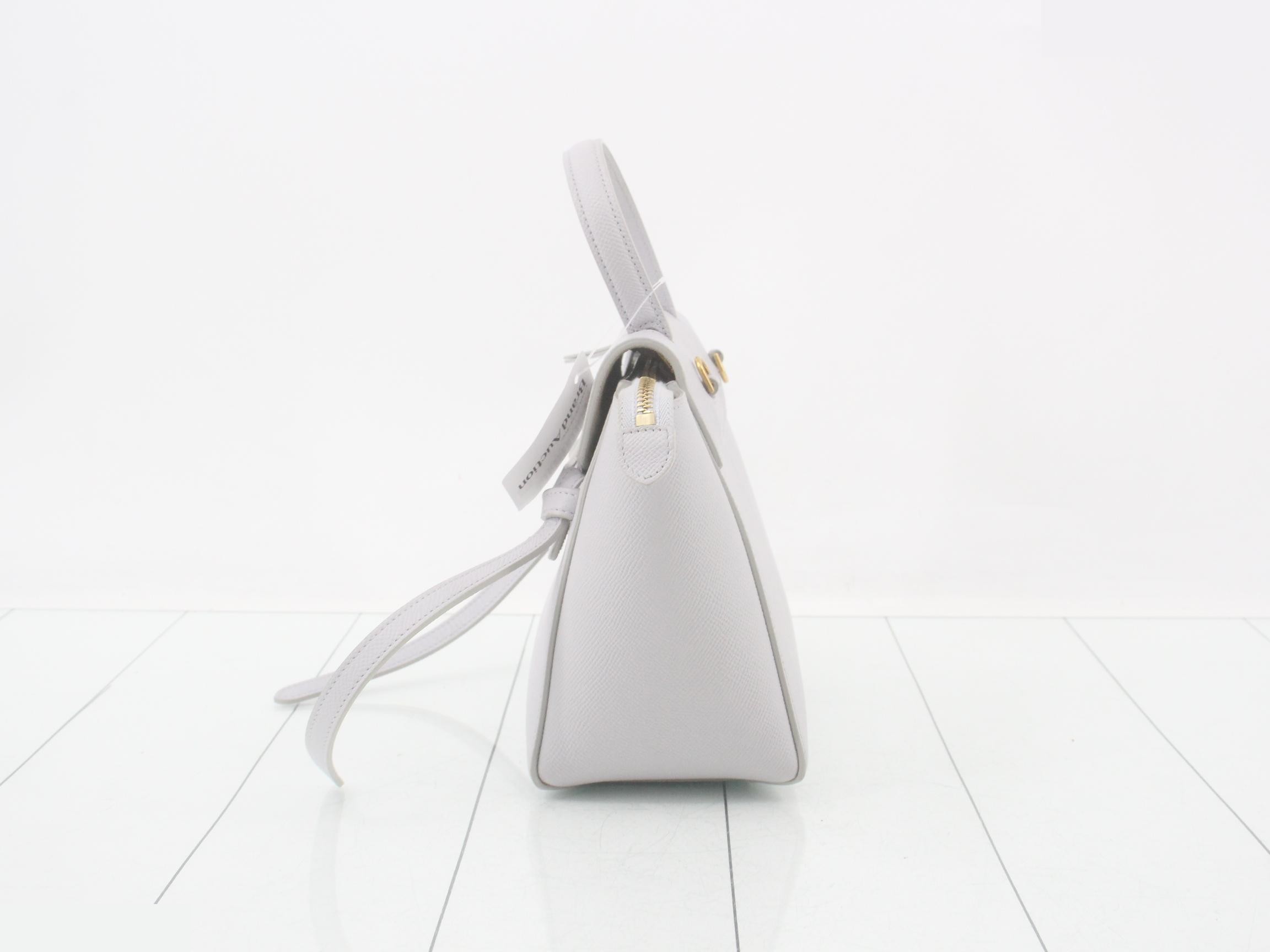 Micro Belt Bag, Gray — view 3