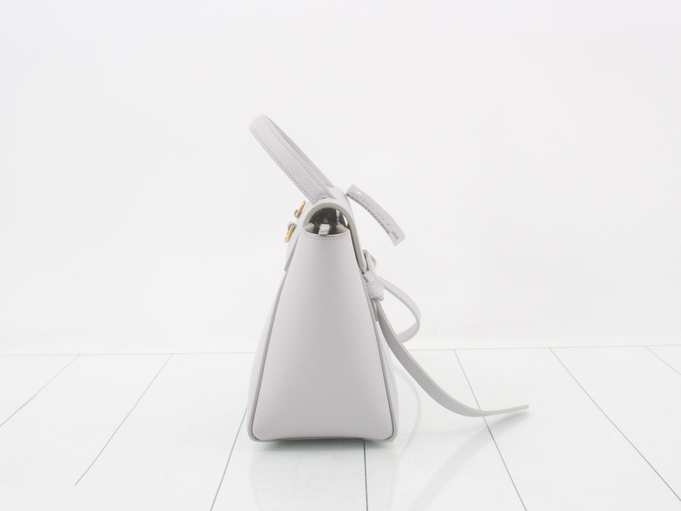 Micro Belt Bag, Gray — view 4