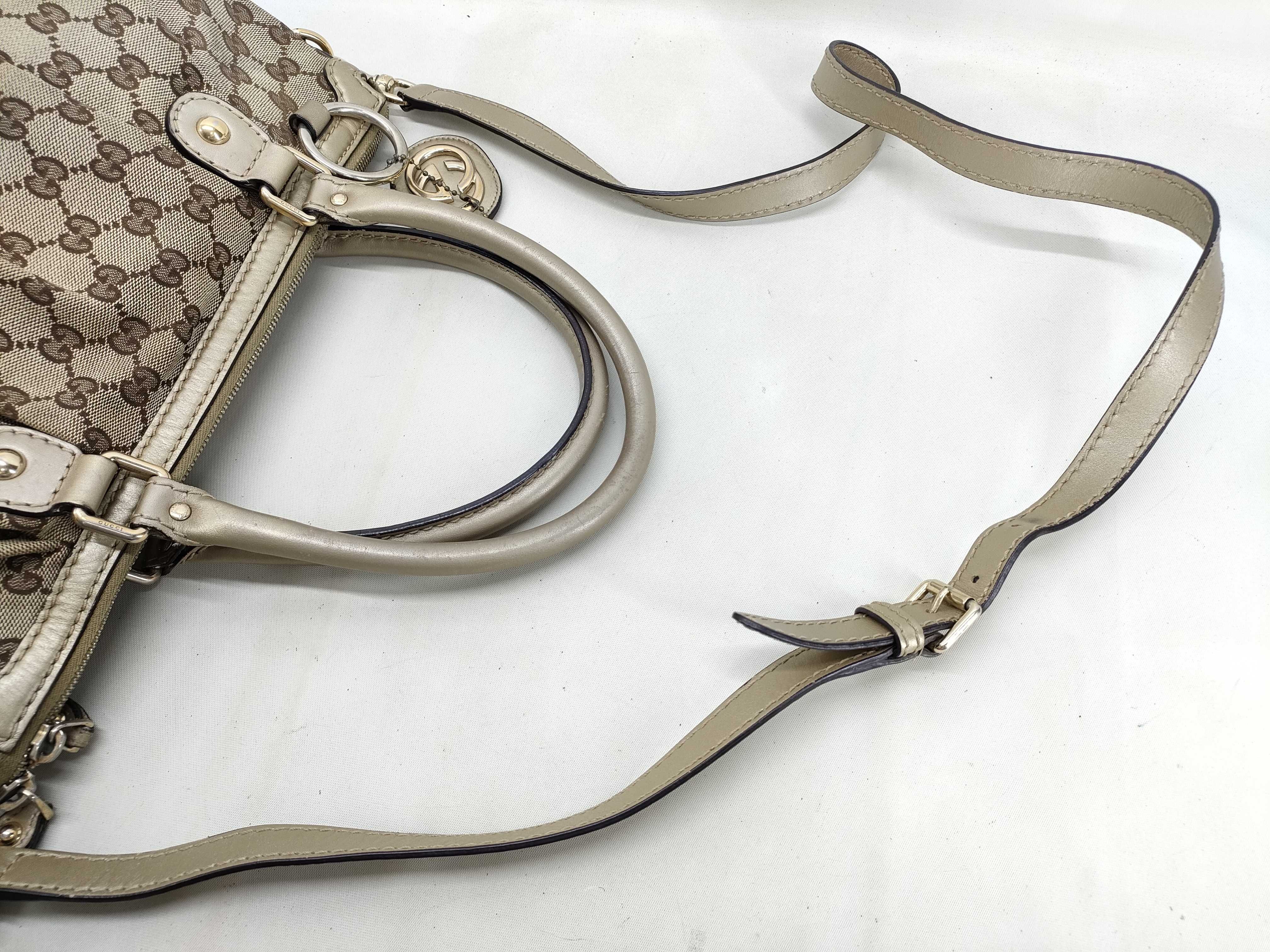 GG Canvas 2-way Strap Sukey Interlocking G Handbag — view 7