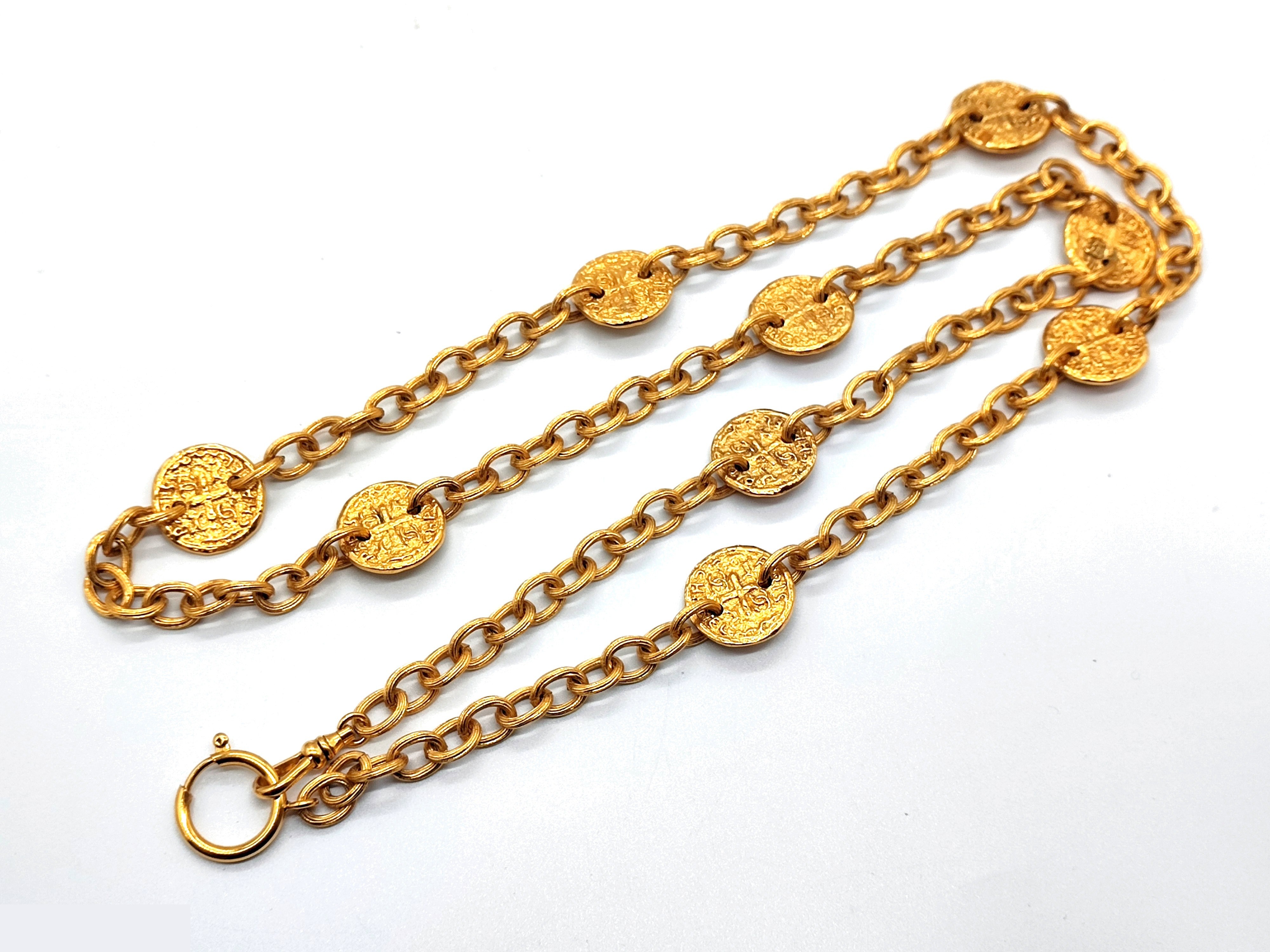Coco Mark 9-strand necklace, 93A, neck circumference approximately 90cm — view 6