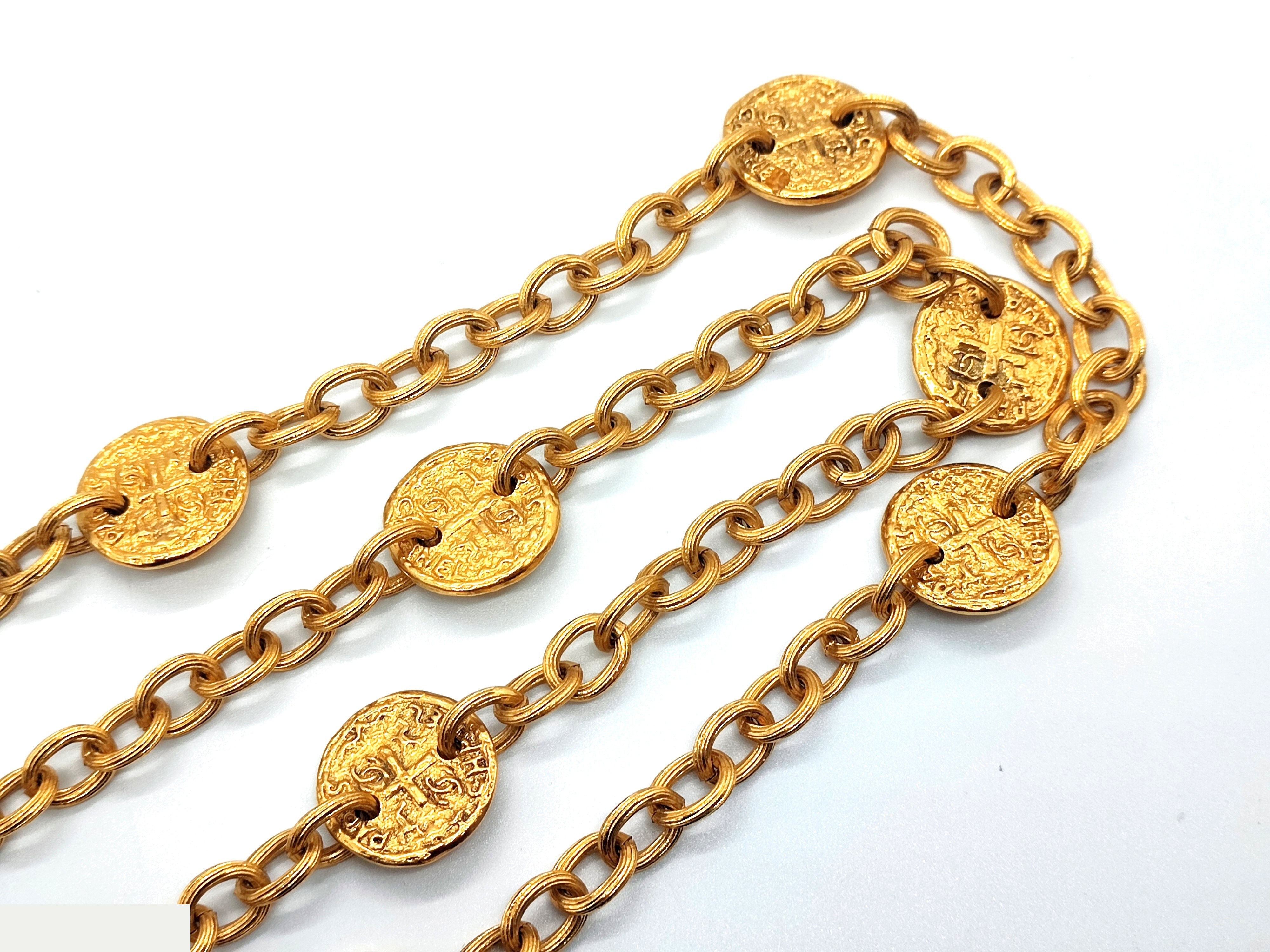 Coco Mark 9-strand necklace, 93A, neck circumference approximately 90cm — view 7