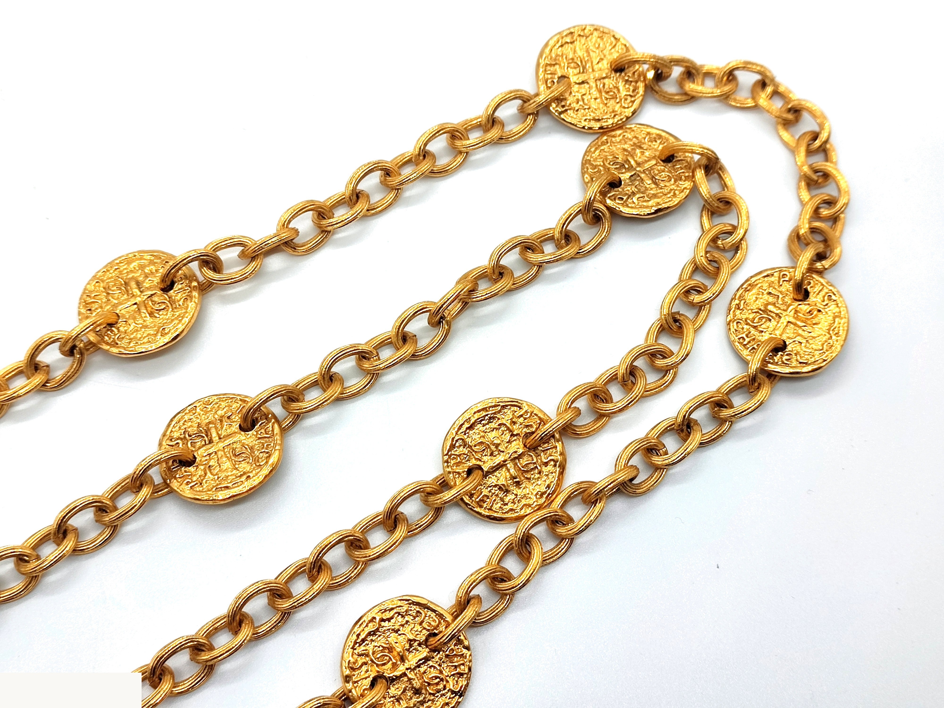 Coco Mark 9-strand necklace, 93A, neck circumference approximately 90cm — view 8