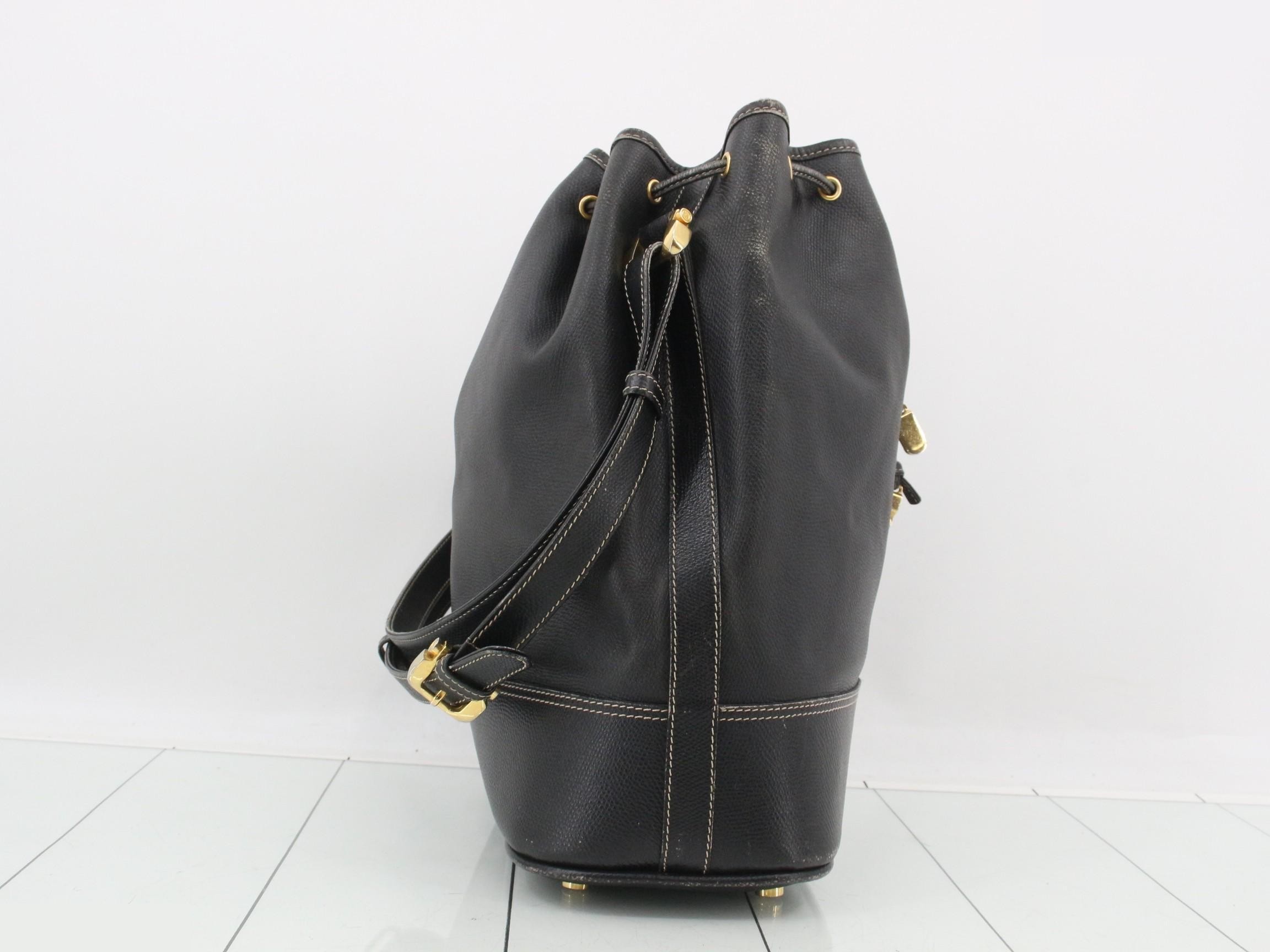 Calfskin Shoulder Bag, Black — view 4